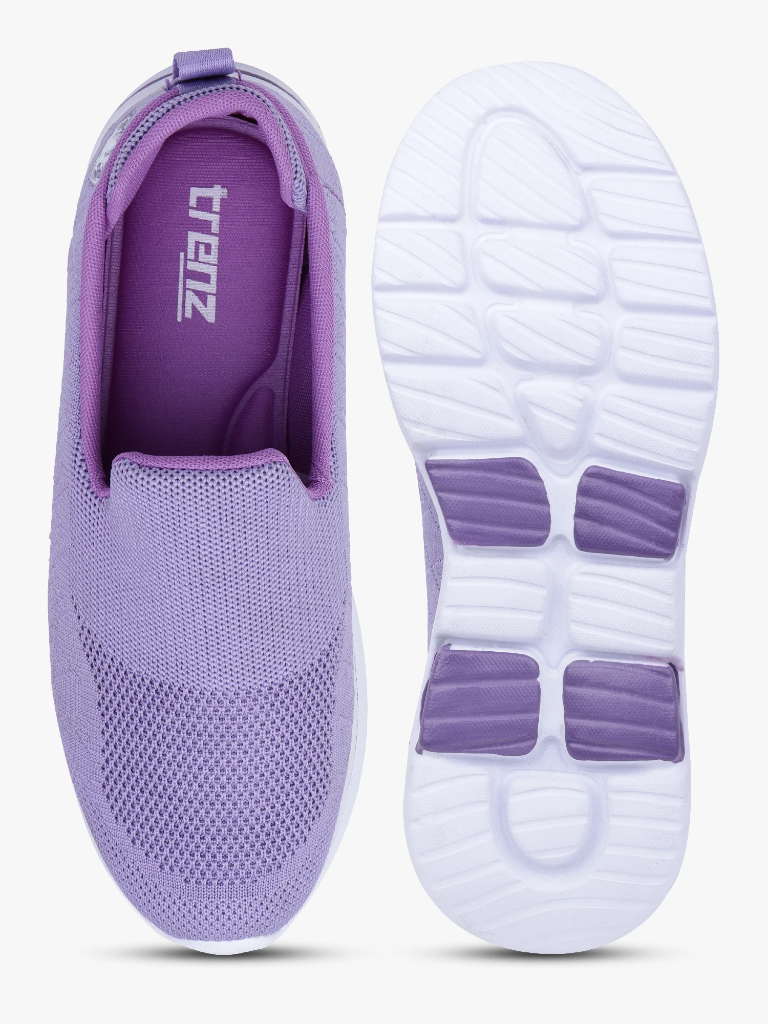 Women’s Purple Slip-On Shoes by Shiv Naresh