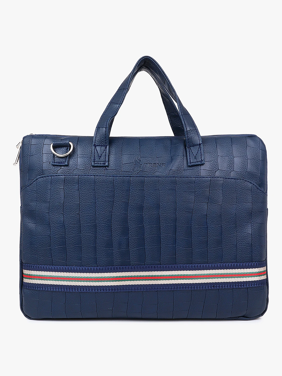 Shiv Naresh Stripper Navy Blue Laptop Bag
