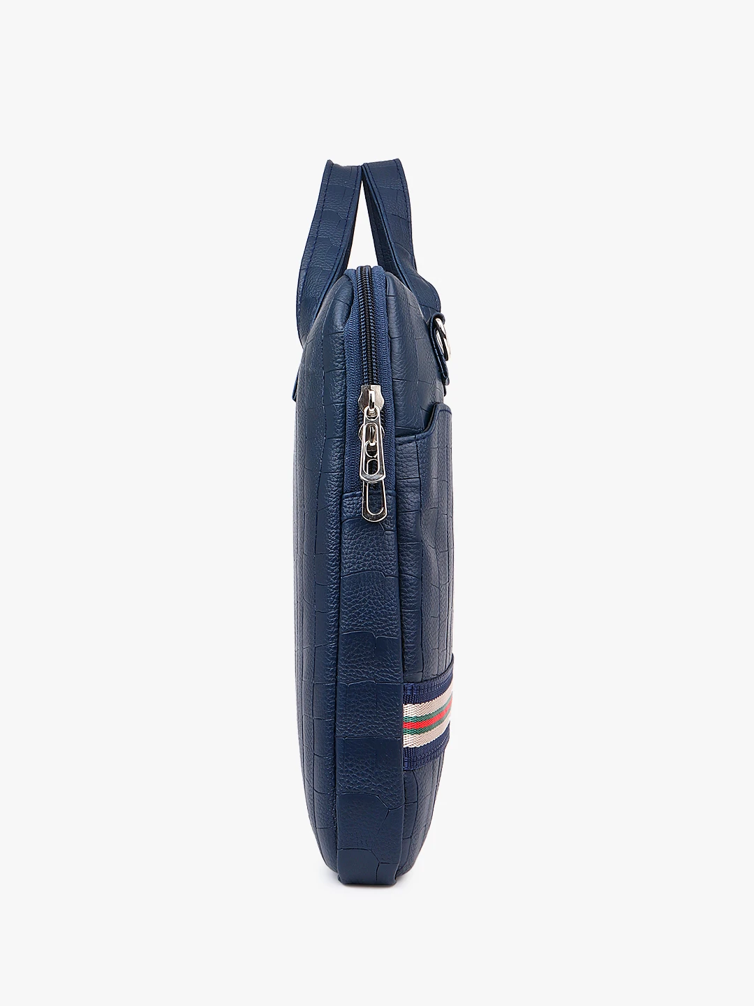 Shiv Naresh Stripper Navy Blue Laptop Bag
