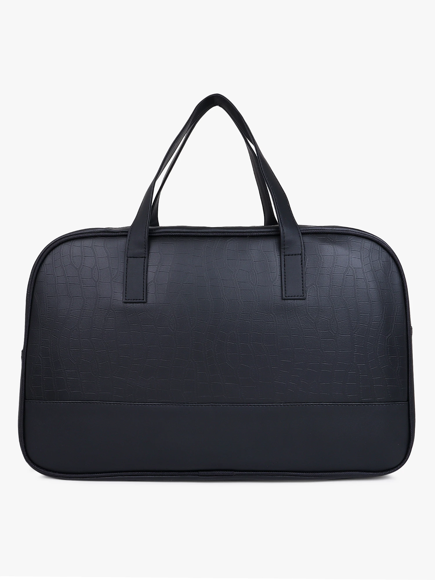 Shiv Naresh Solid Duffel Bag Black