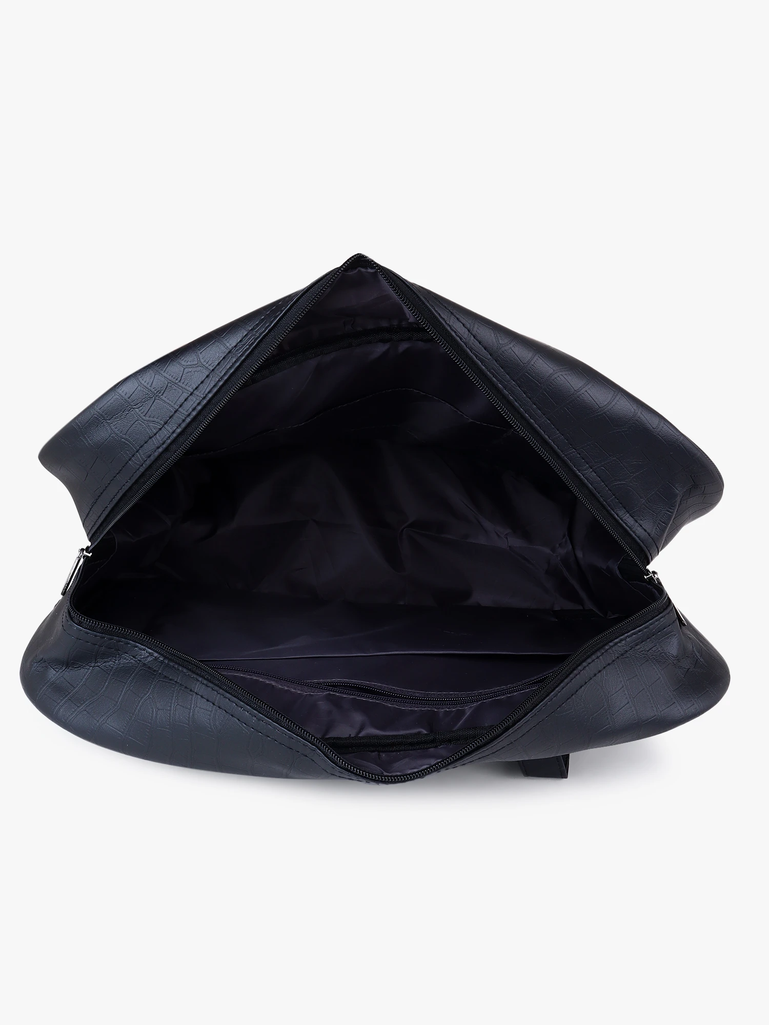 Shiv Naresh Solid Duffel Bag Black