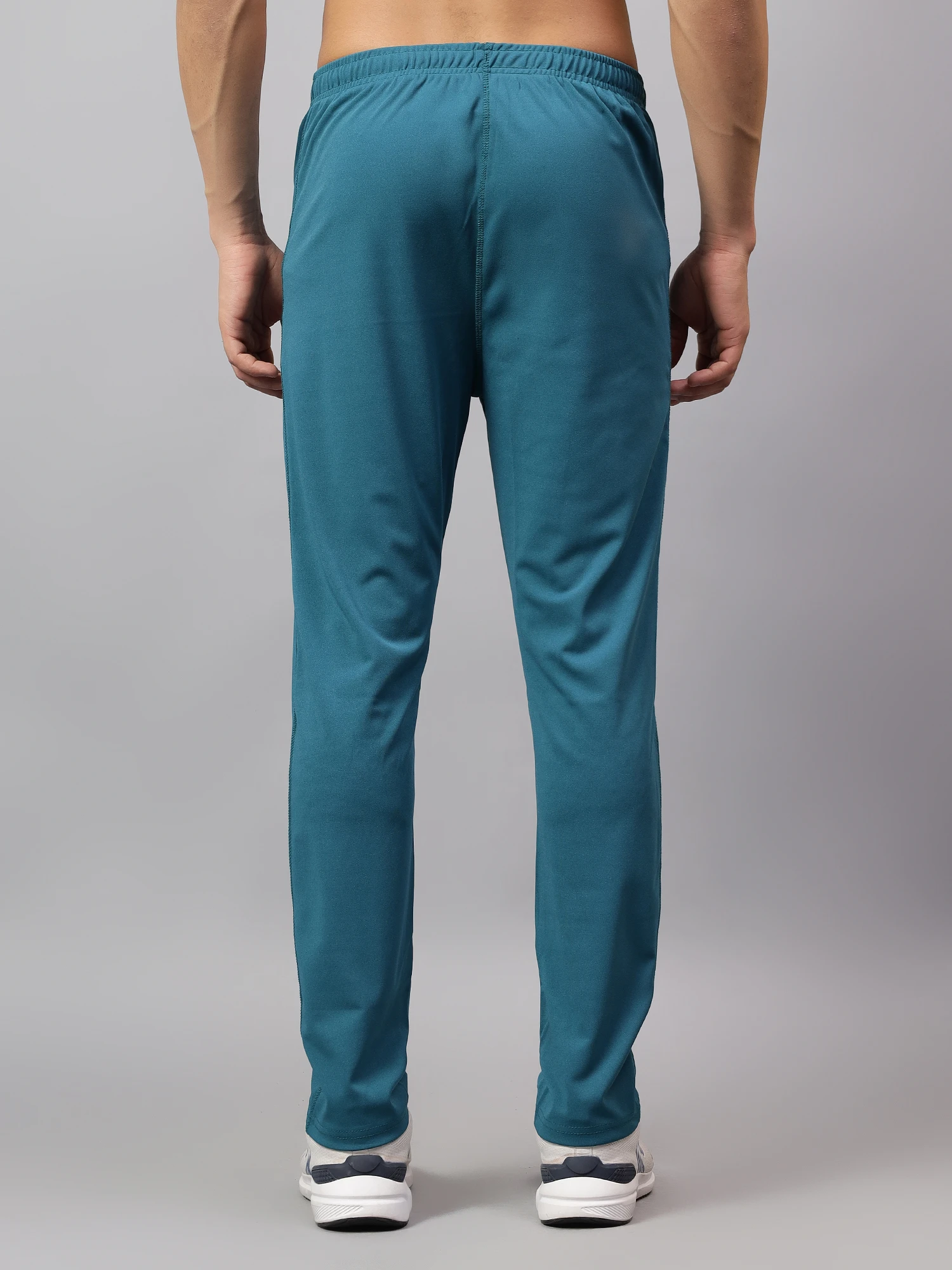 Airforce Blue Stretchable Gym Track Pants for Men Shiv Naresh