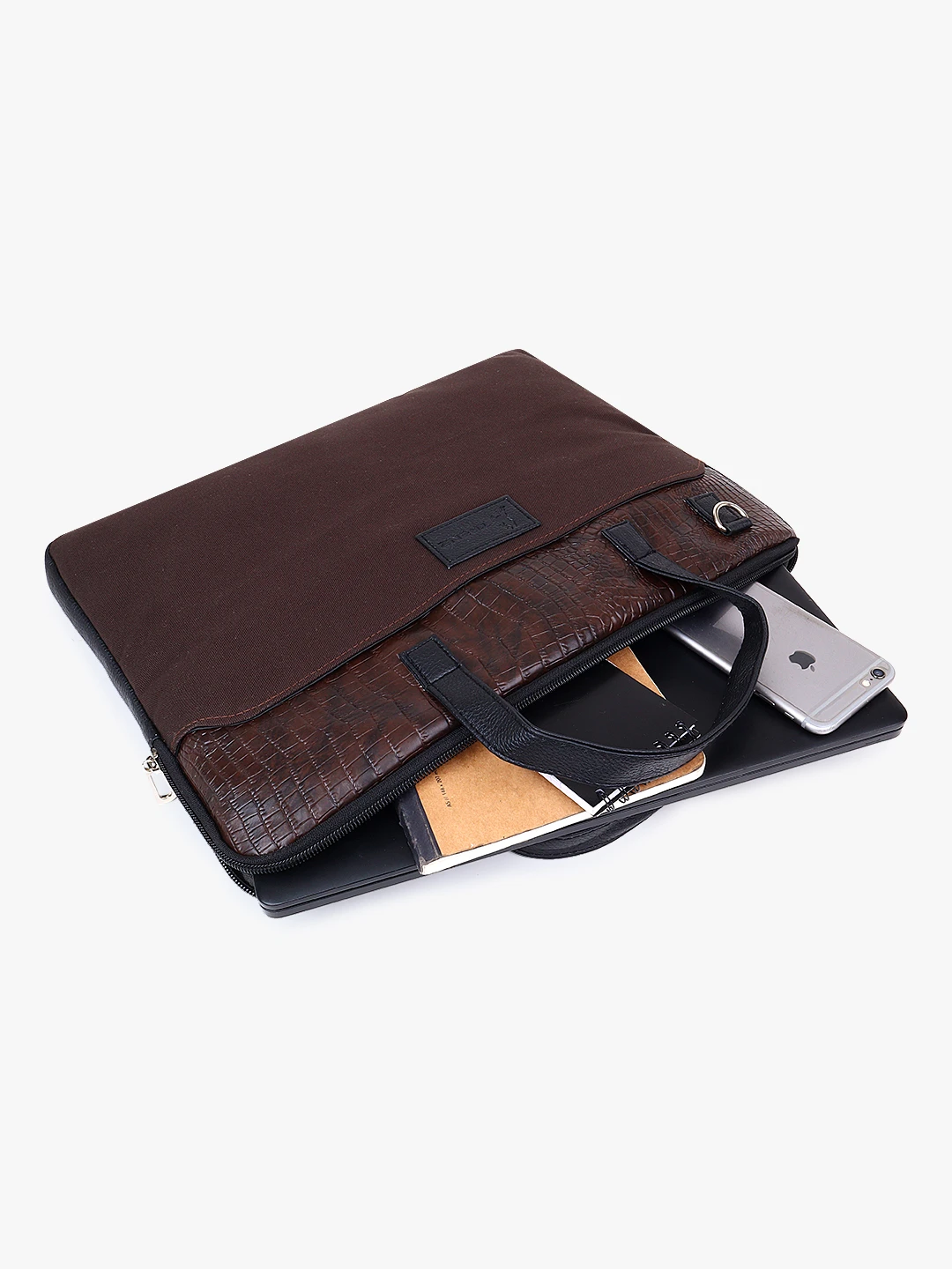 Stripper Brown & Black Laptop Bag