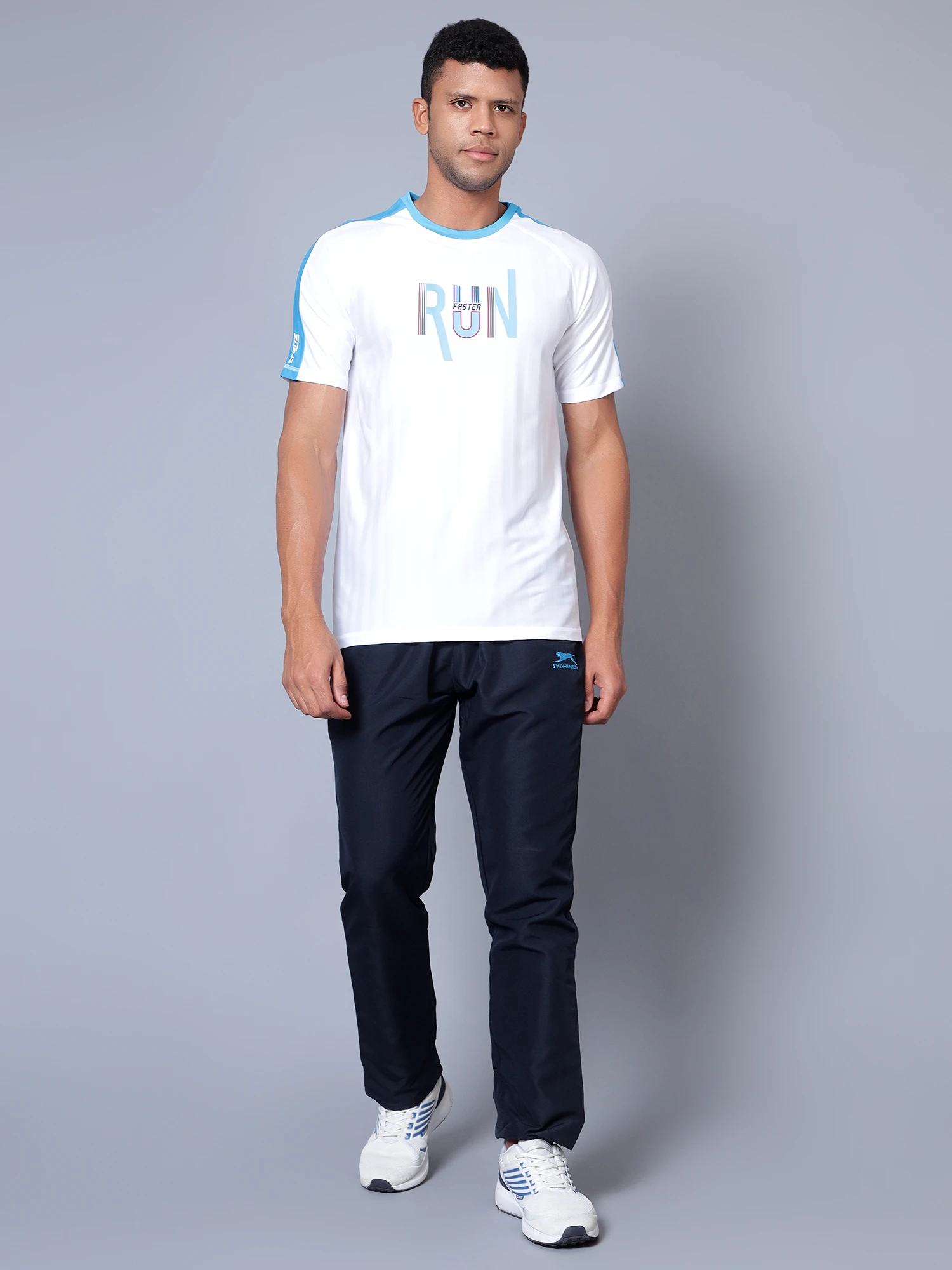 Men’s White Running T-Shirt – Shiv Naresh Sportswear
