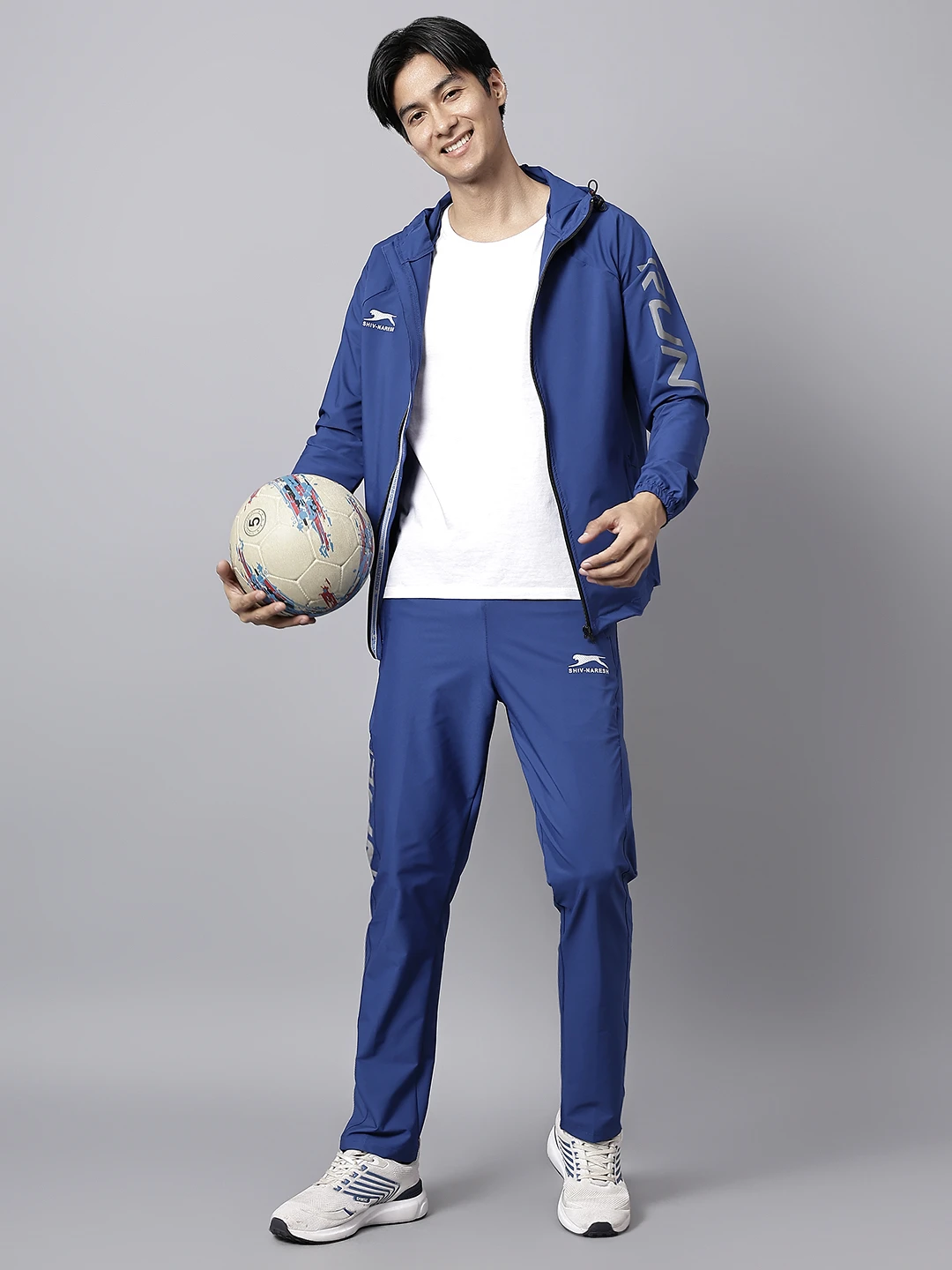 Shiv Naresh Royal Blue Training Tracksuit for Men