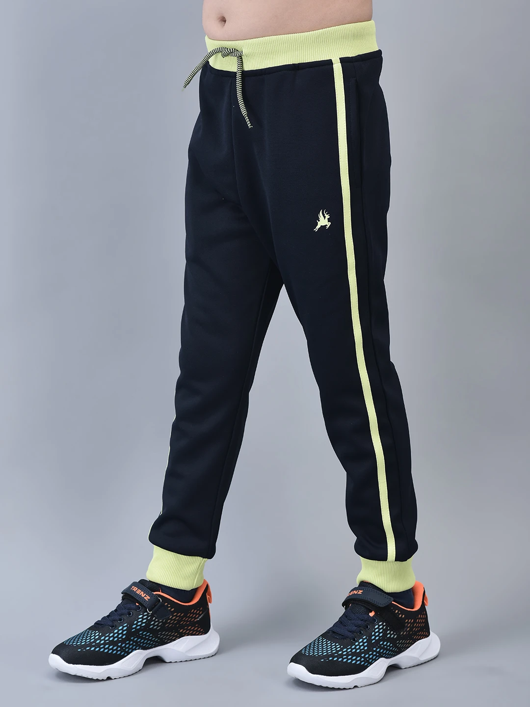 Boys Fearless Tracksuit Navy Neon by Shiv Naresh
