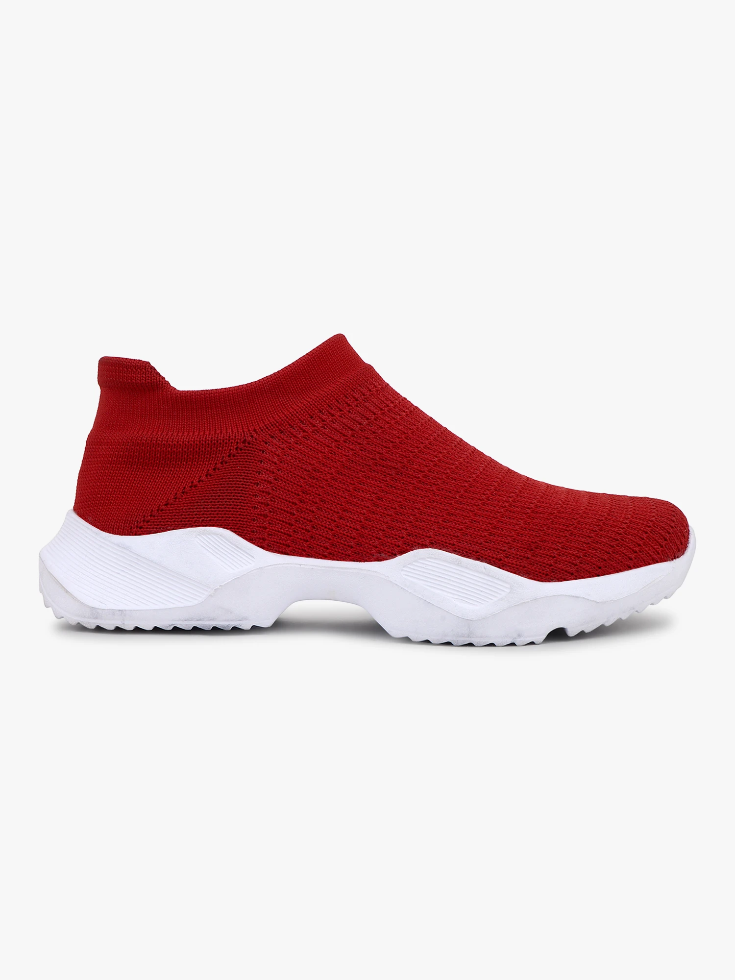 Kids red slip-on shoes Boys & Girls by Shiv Naresh