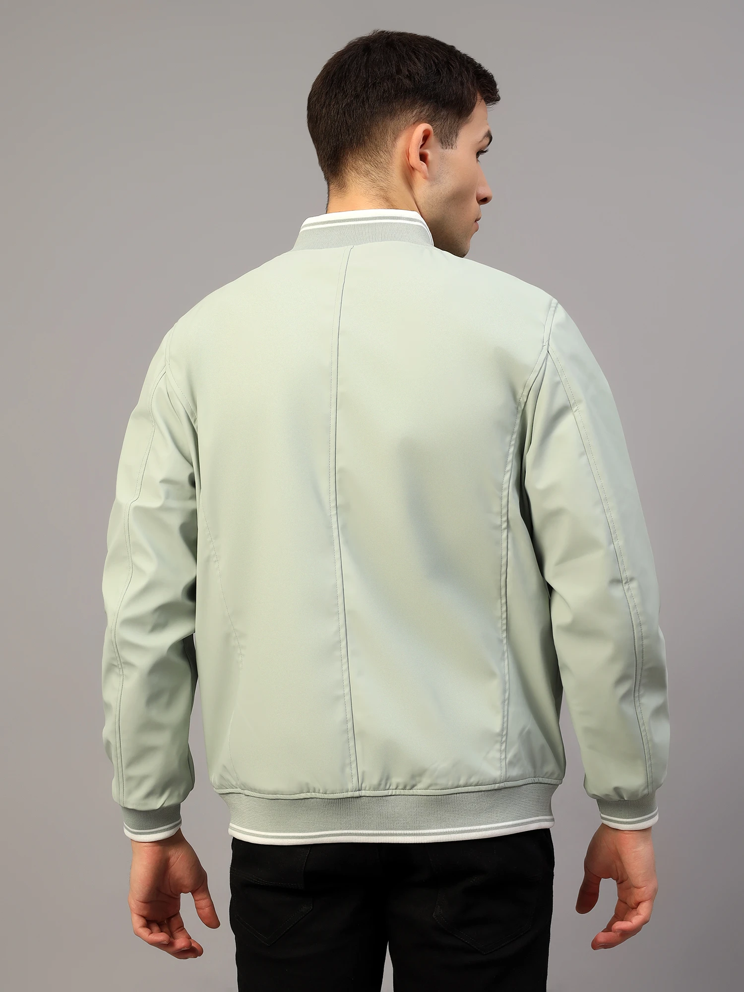 Reversible Green Jacket for men by Shiv Naresh