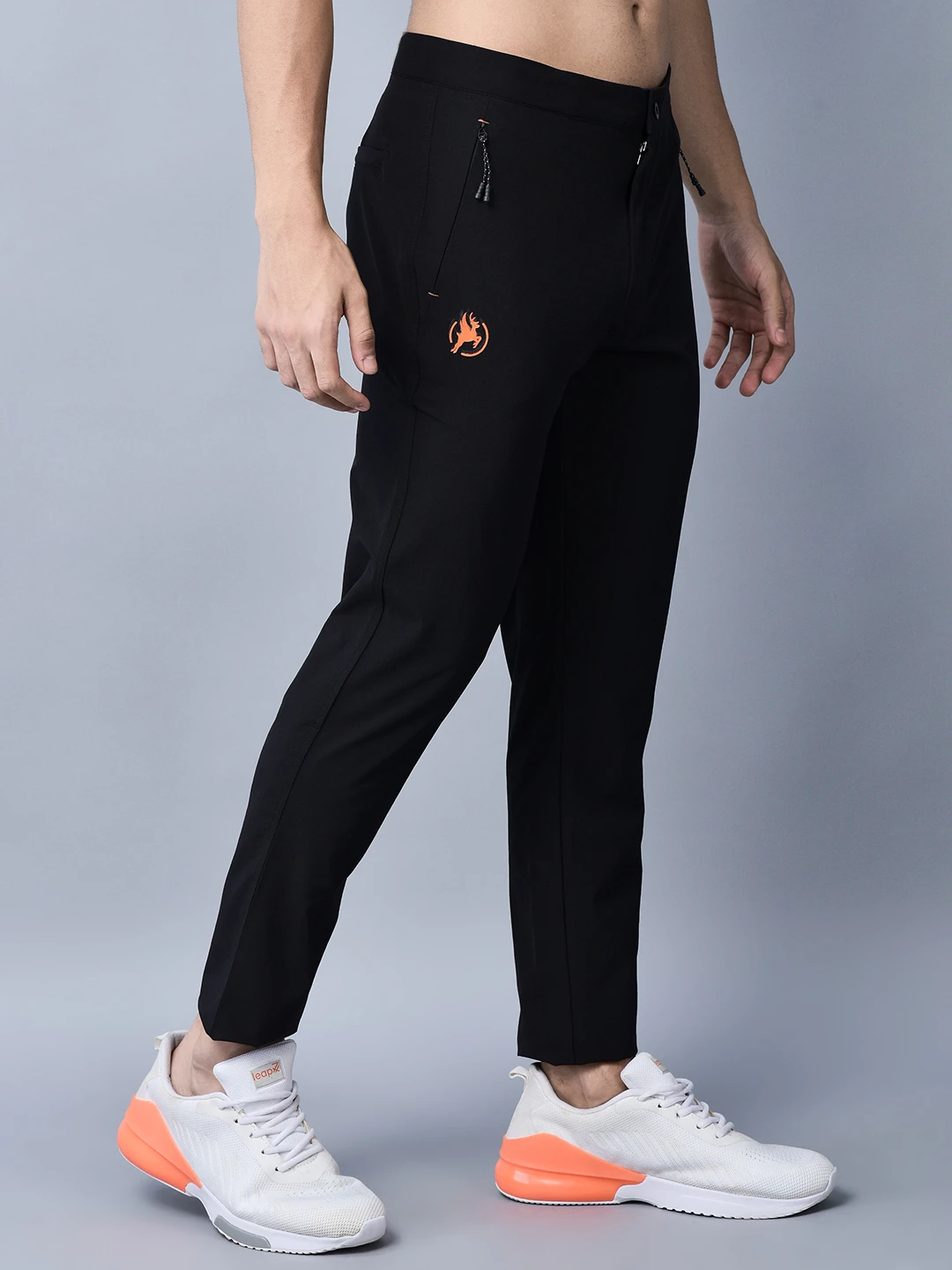 Men's Unstoppable StealthFit office trousers in black