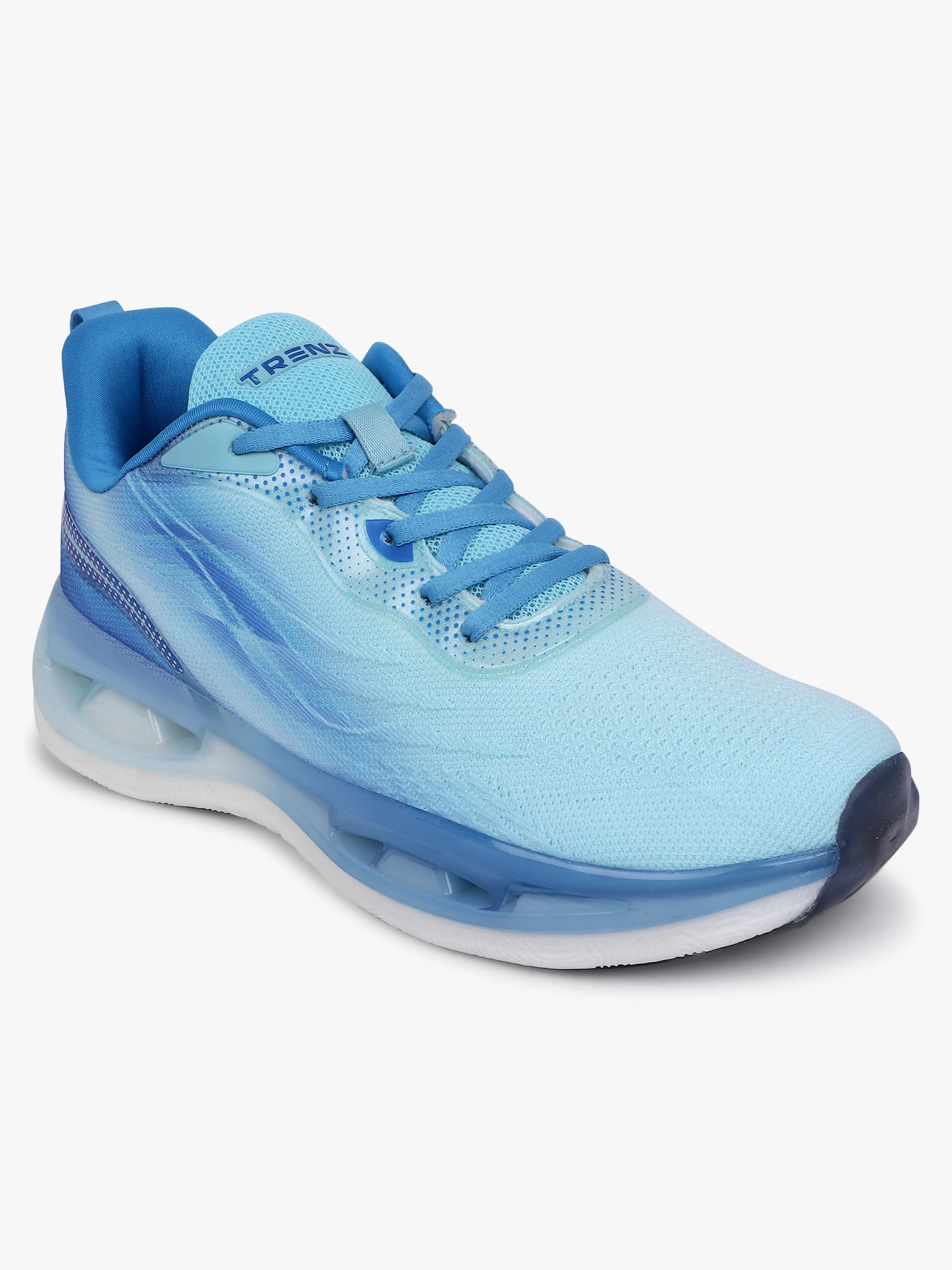Shivnaresh Men's casual lace-up shoes in sky blue