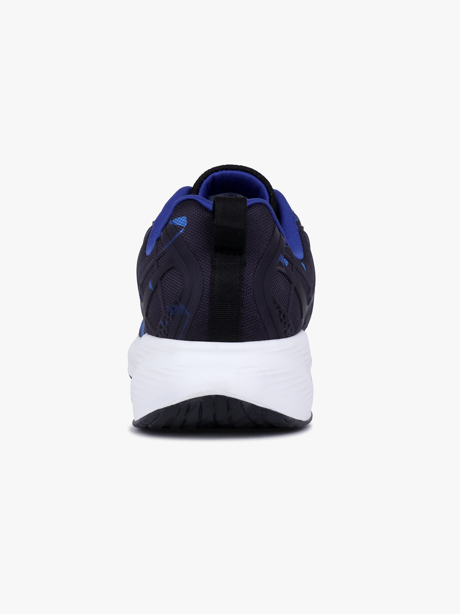 Shivnaresh Men's Royal Blue Black Lace-Up Running Shoes