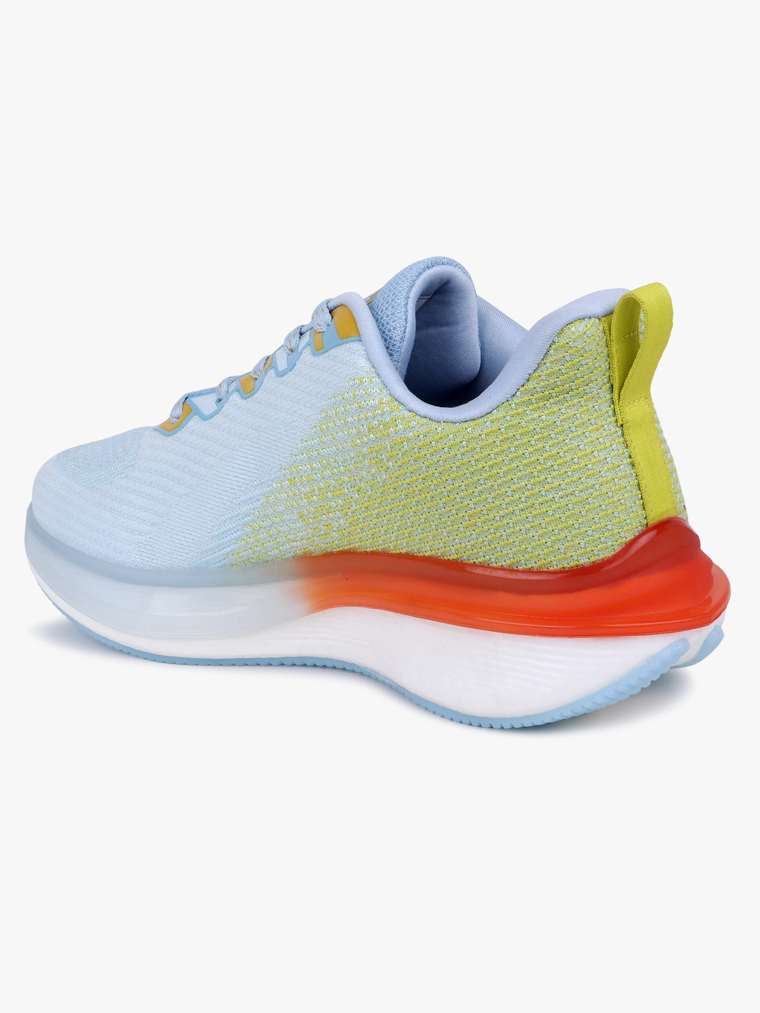 Shivnaresh Men's Sky Mustard Lace-Up Sports Shoes