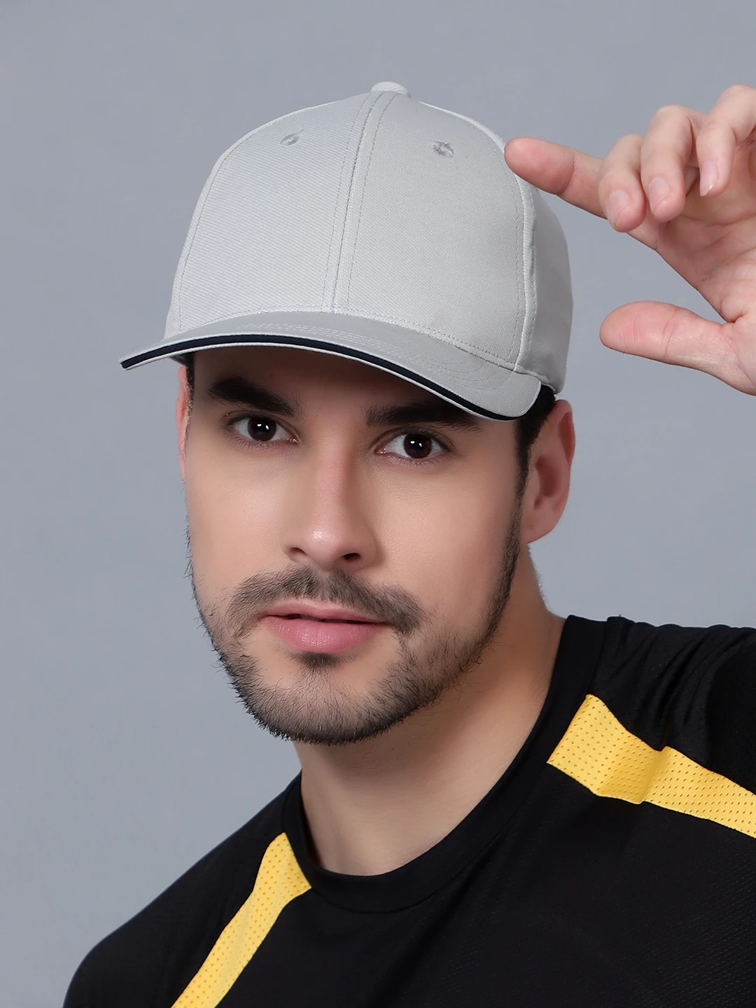Shiv Naresh White Ultra Flex Sports Cap for Men