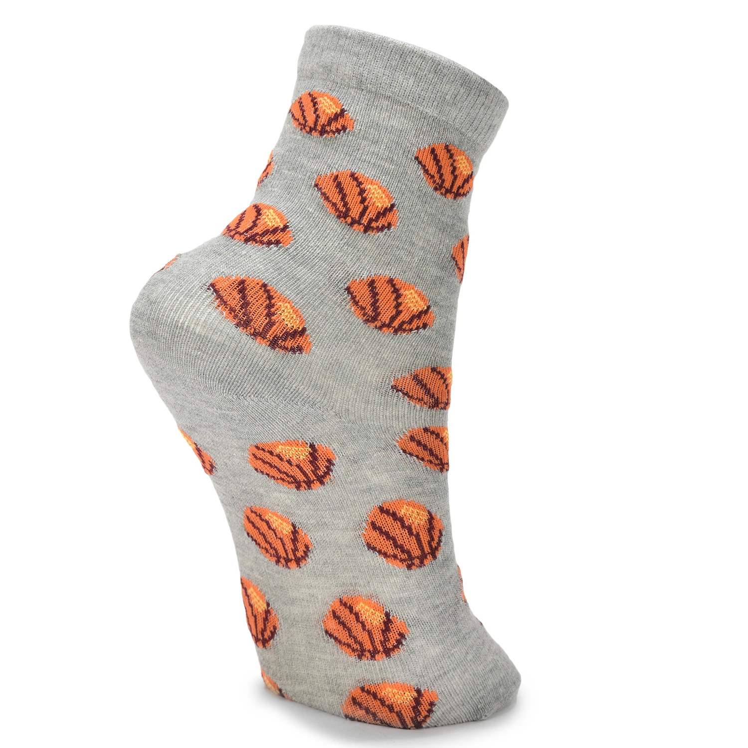 Ball Patterned Boys Socks – Black, Grey & Green Set