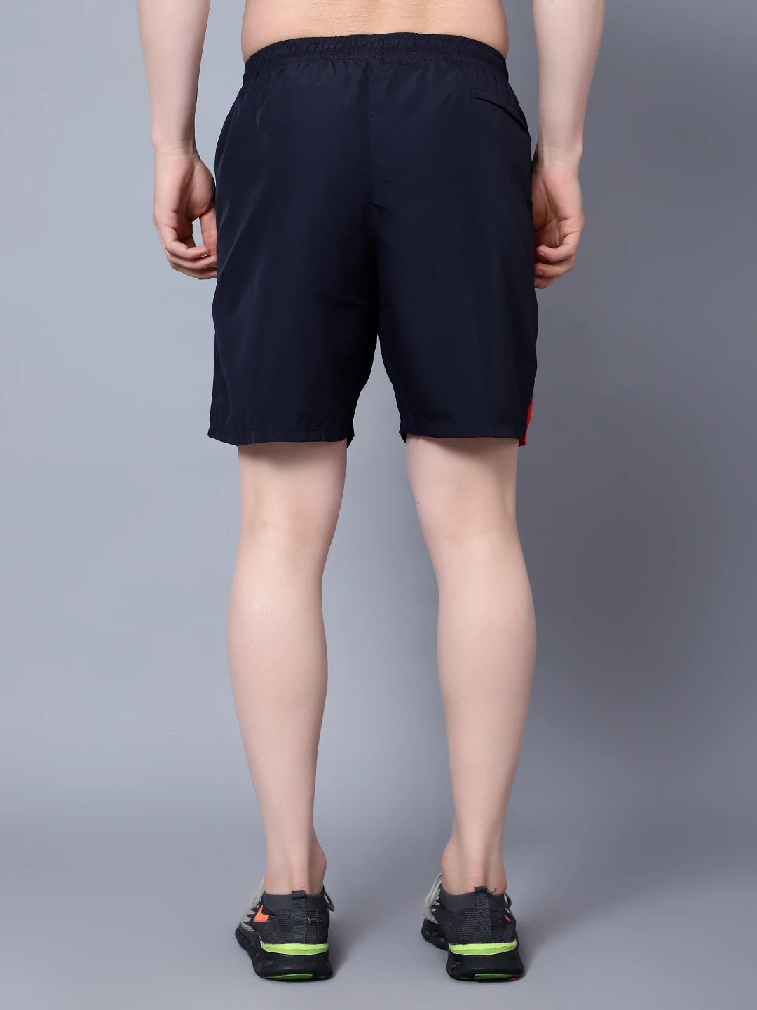 Navy Blue Red Shiv Naresh Running Shorts for men
