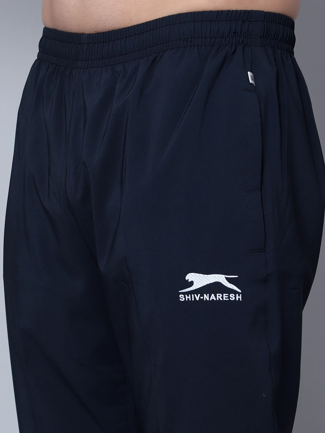 Shiv Naresh Navy Blue & Cyan Sublimated Fit Brust Tracksuit