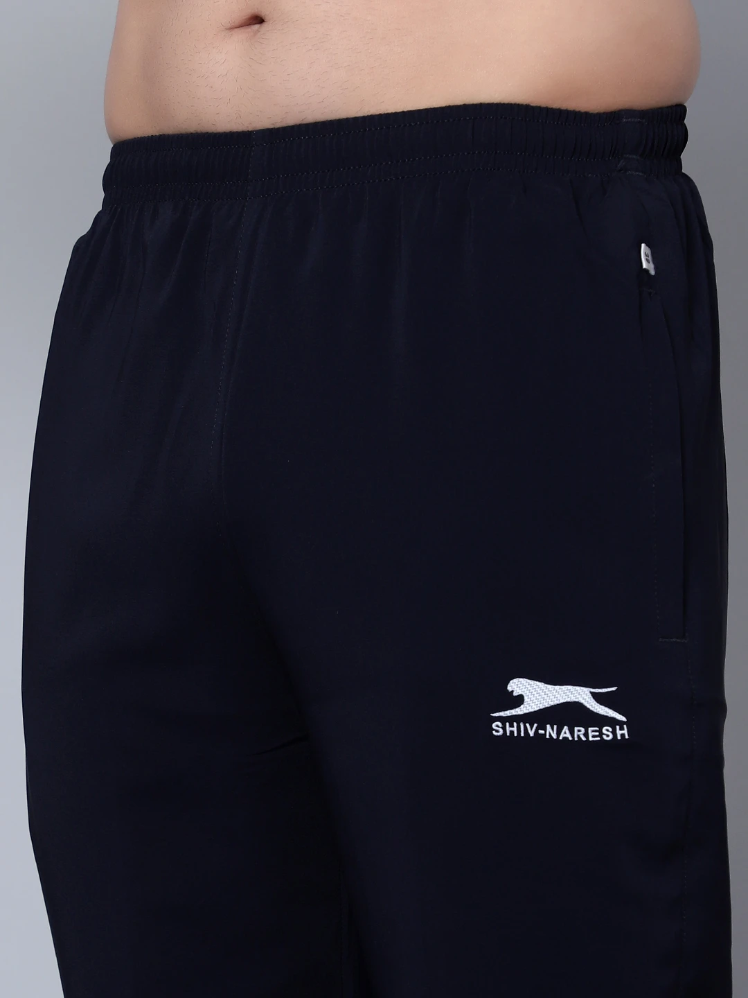Shiv Naresh White Navy Cyan Sublimated Fit Brust Tracksuit