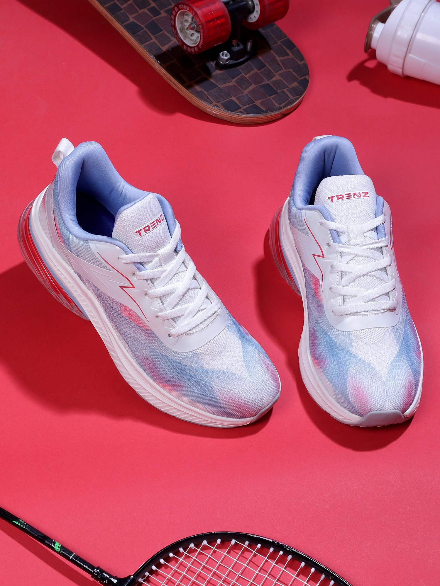 Pink Sky Blue men’s lace-up training shoes Shiv Naresh