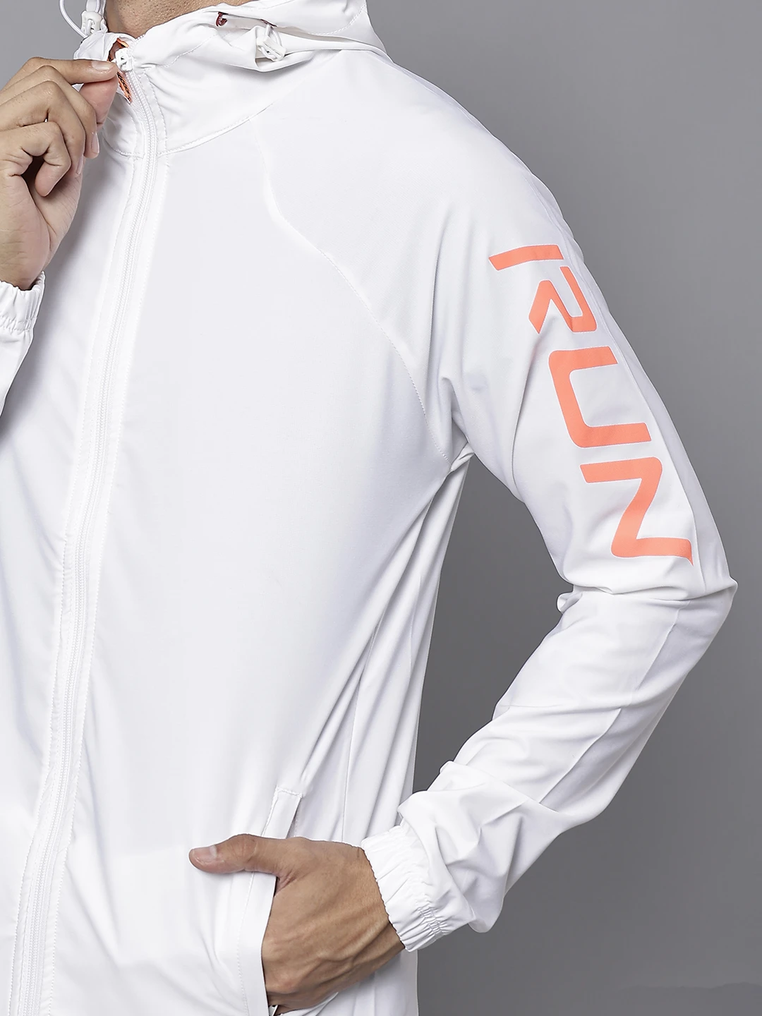 Shiv Naresh White Training Tracksuit for Men