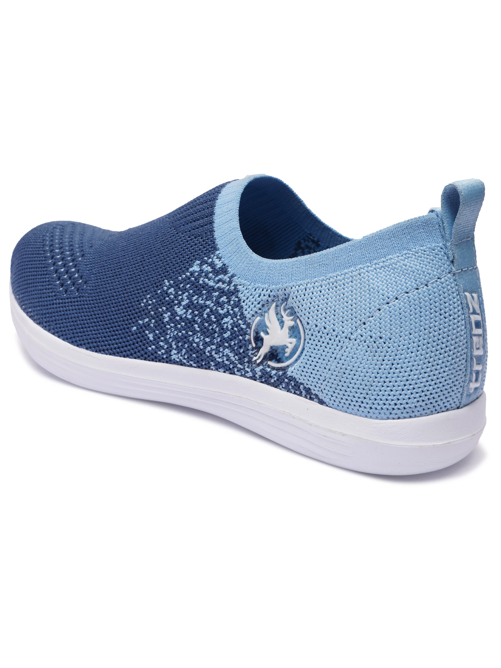 Light Blue Women's Slip-On Slippers shoes by Shivnaresh