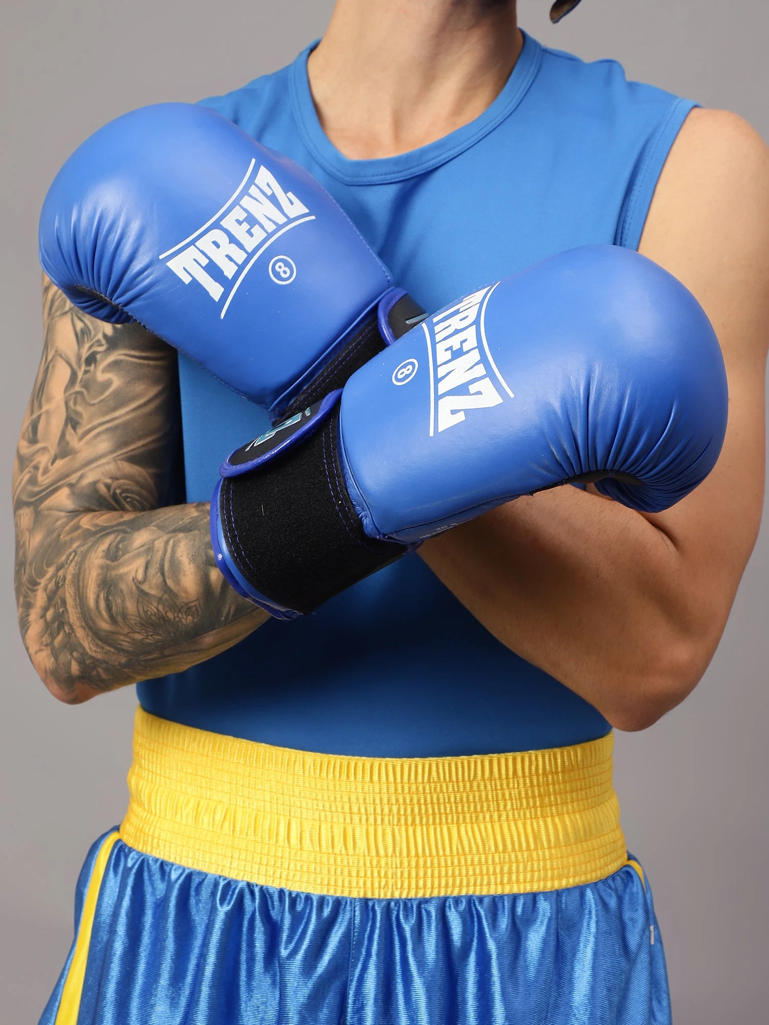 Blue Boxing Gloves for Boxing Practice for men