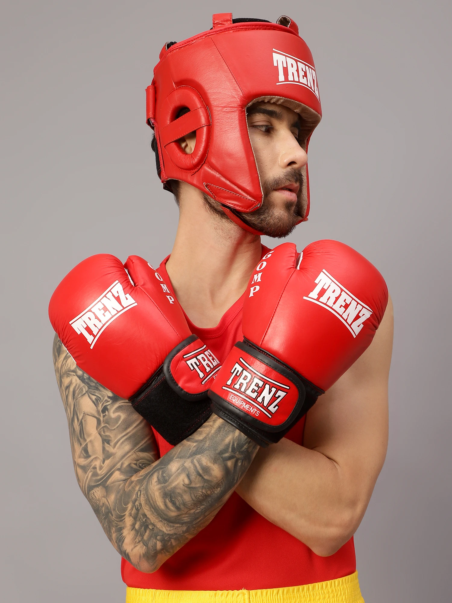 Shiv Naresh Red Boxing Gloves Training for Men