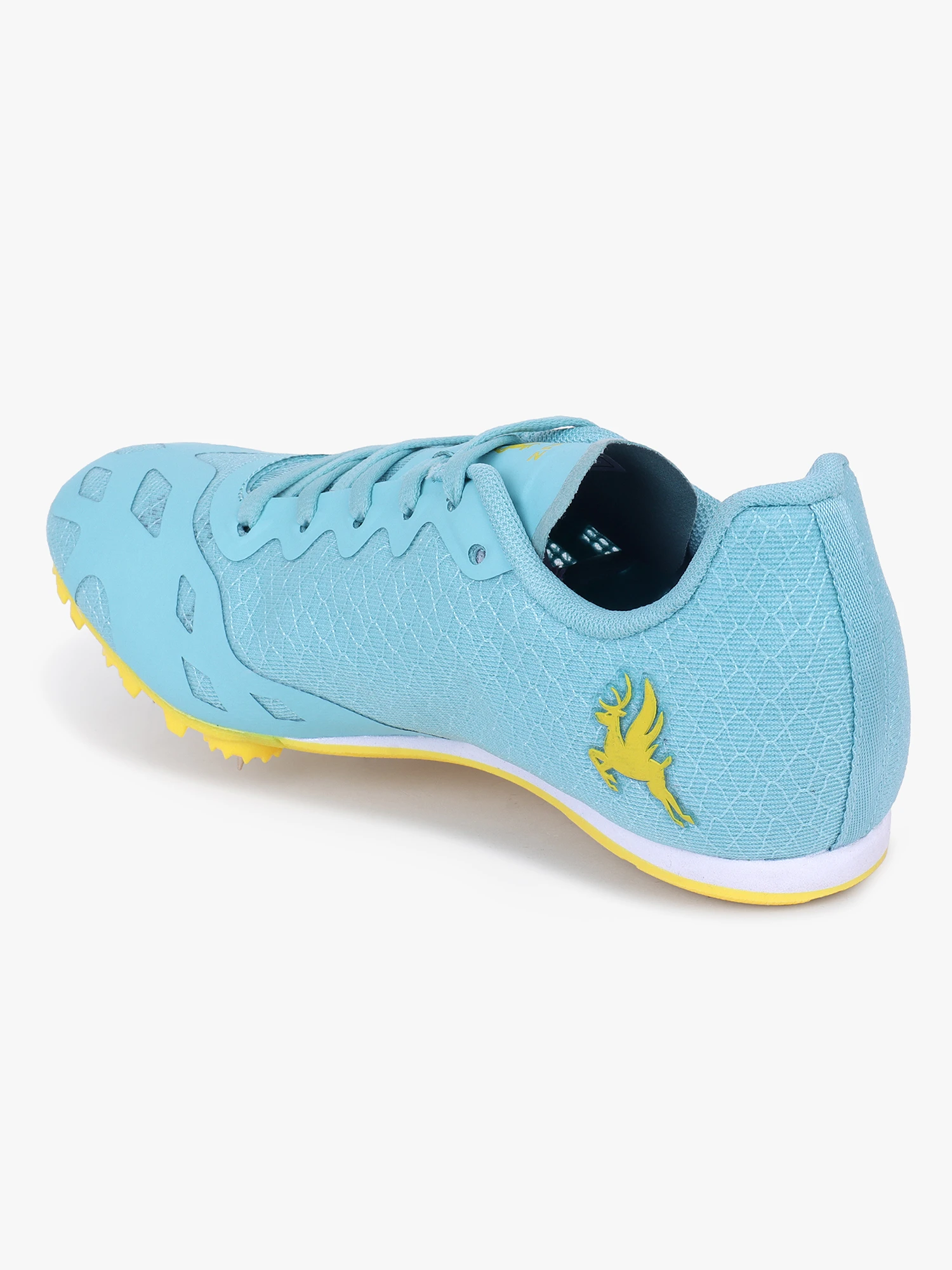 Trenz Women's Aqua Blue Running Spikes Shivnaresh