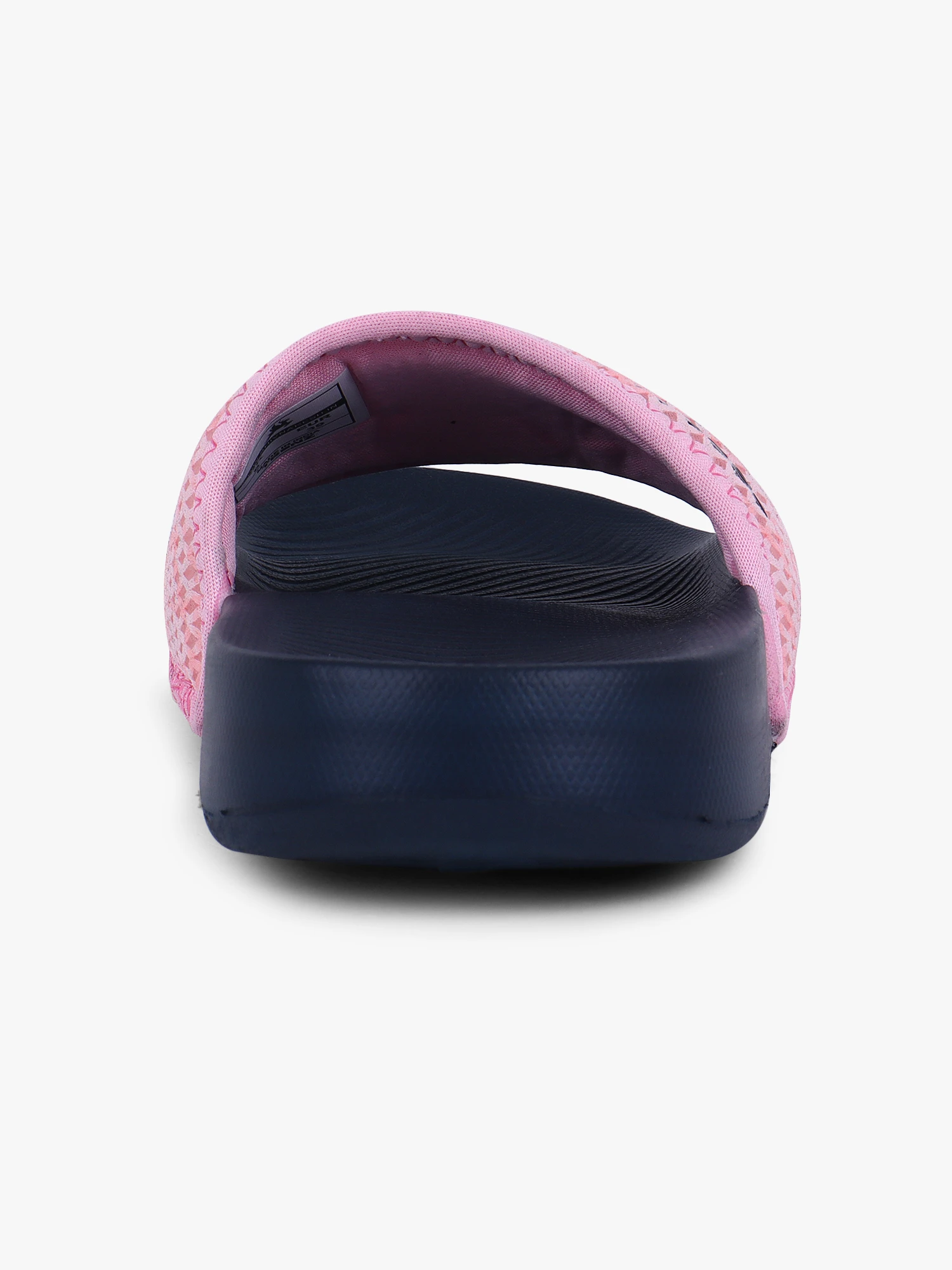 Pink Navy Blue Slip-On slippers for Women by Shiv Naresh