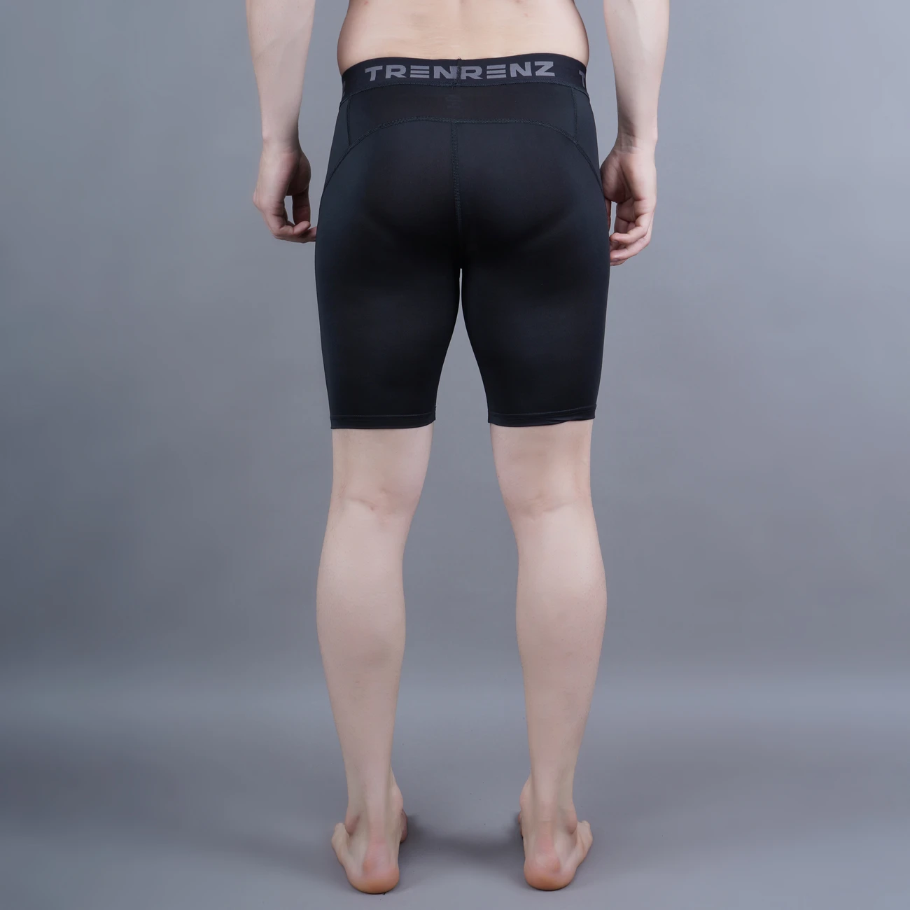 Black Compression Shorts for men by Shiv Naresh