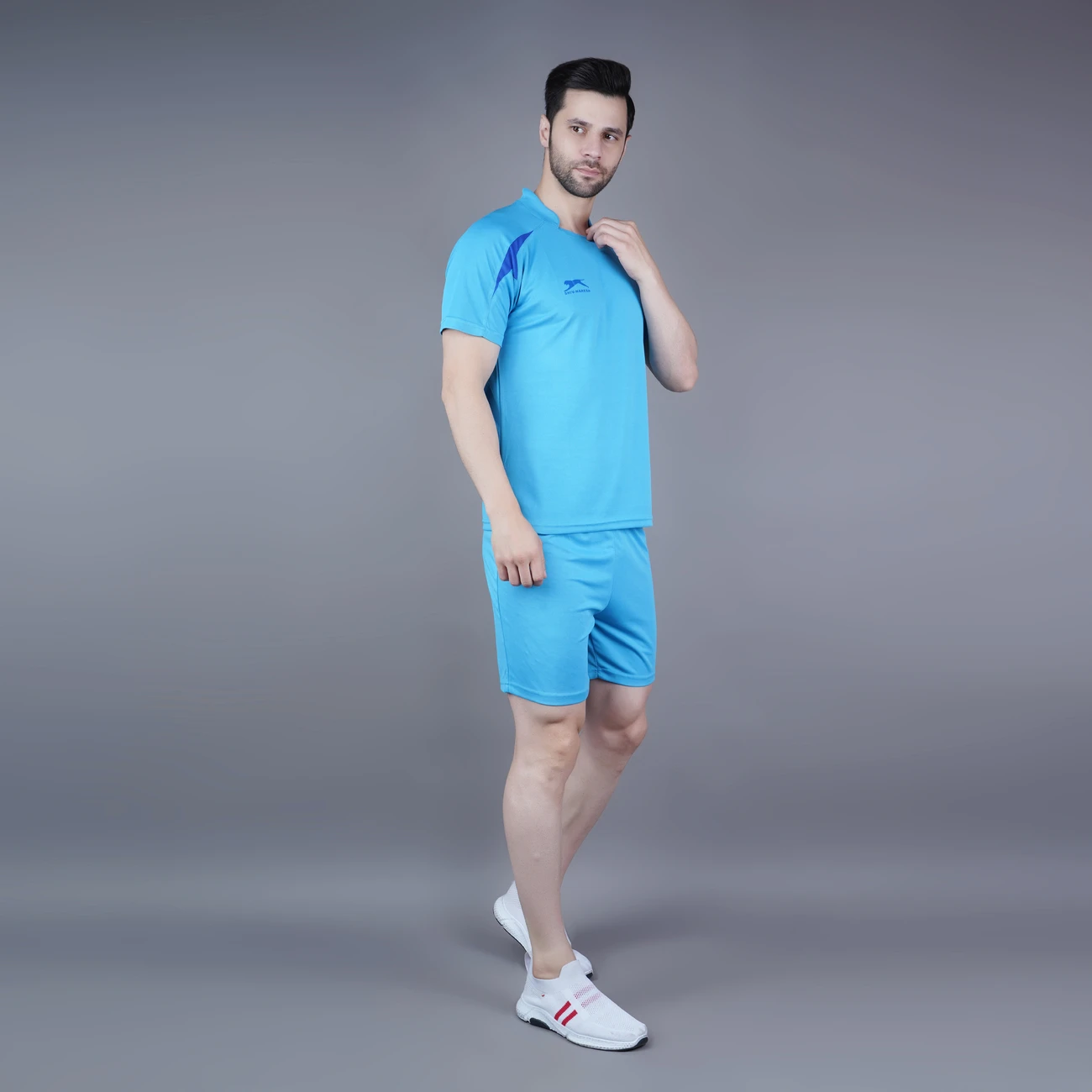 Shiv Naresh Game Day Elite Football Set Cyan Blue