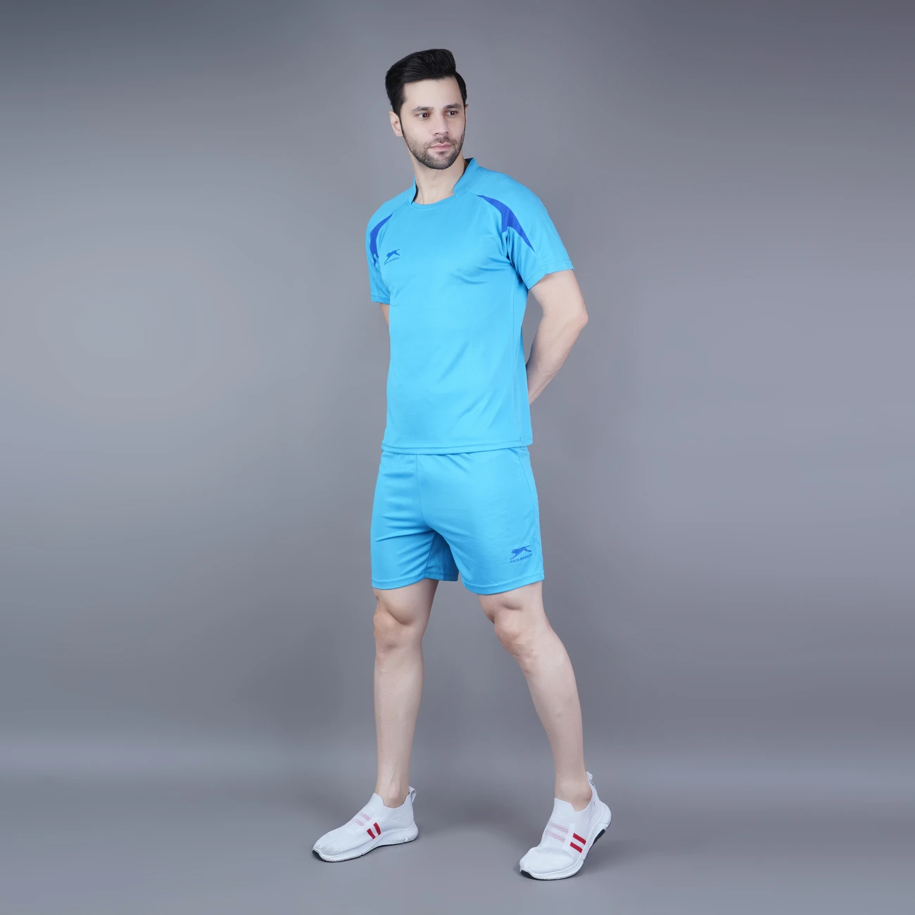 Shiv Naresh Game Day Elite Football Set Cyan Blue