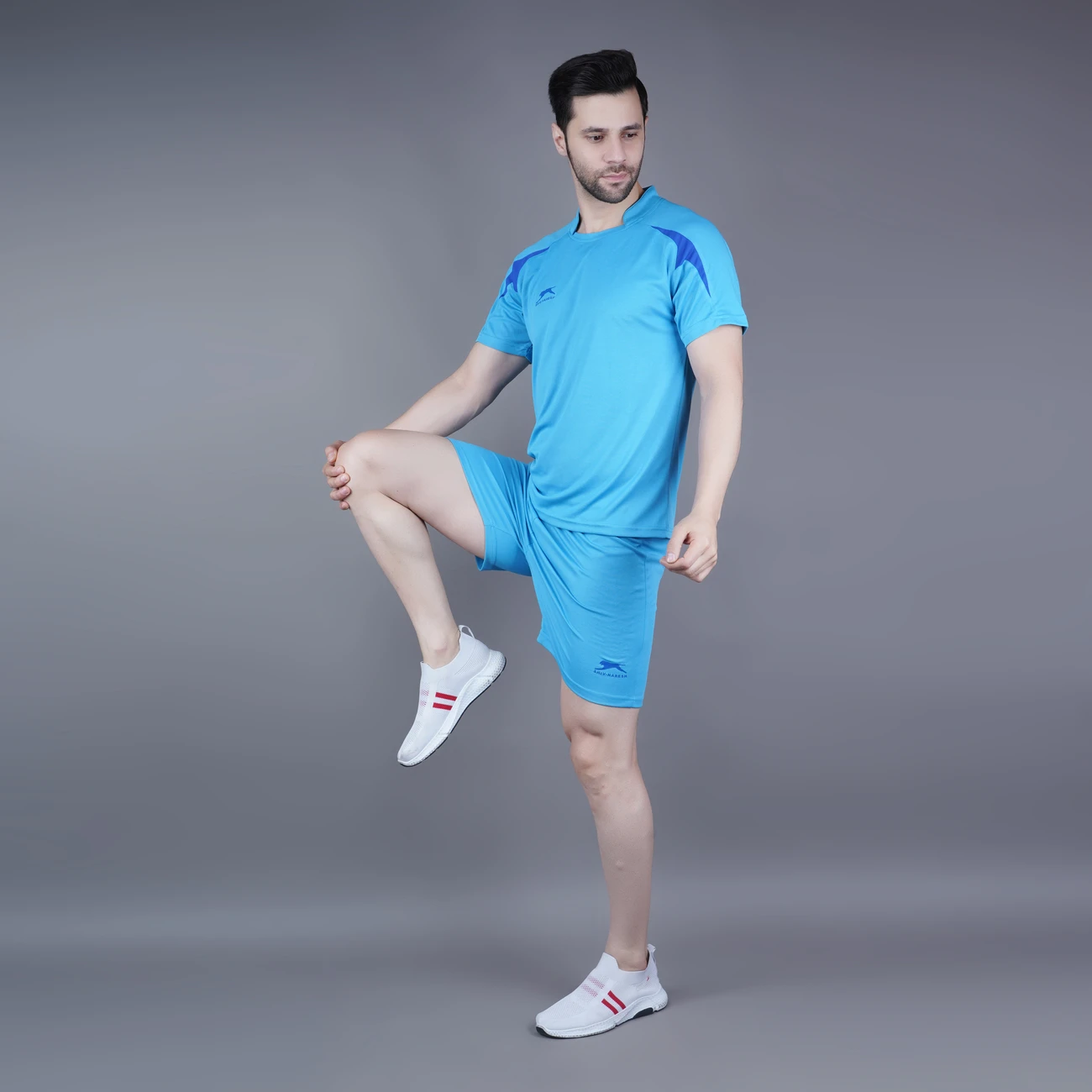 Shiv Naresh Game Day Elite Football Set Cyan Blue
