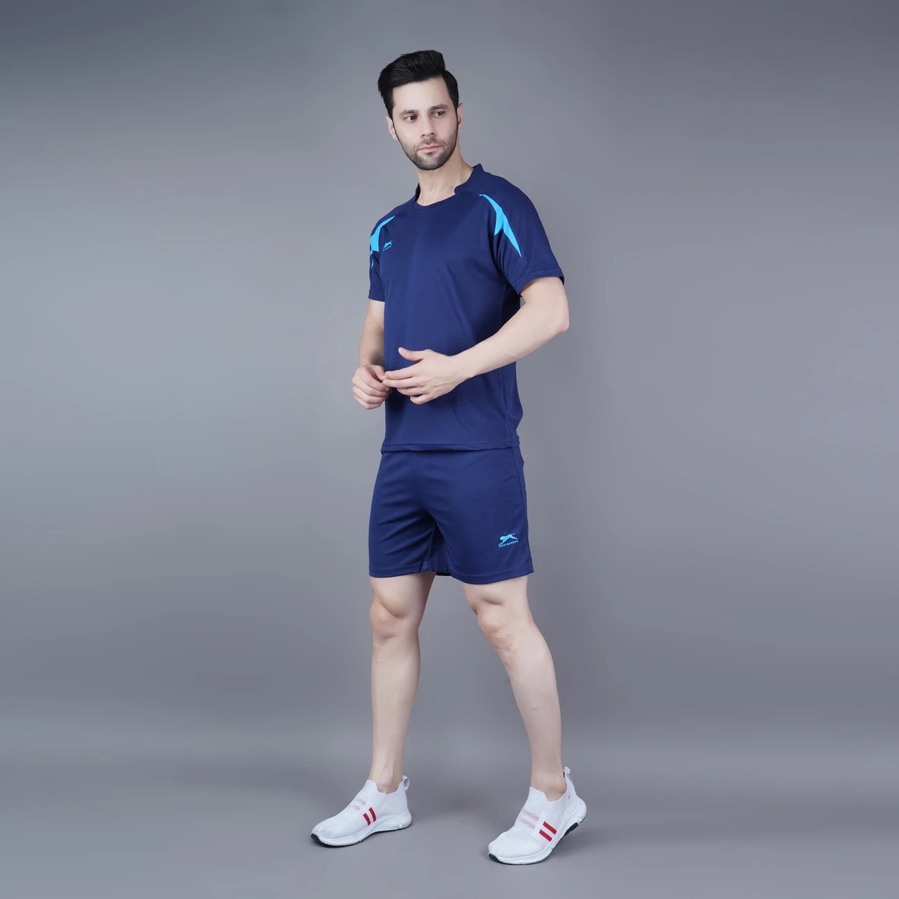 Shiv Naresh Game Day Elite Football Set Navy Blue