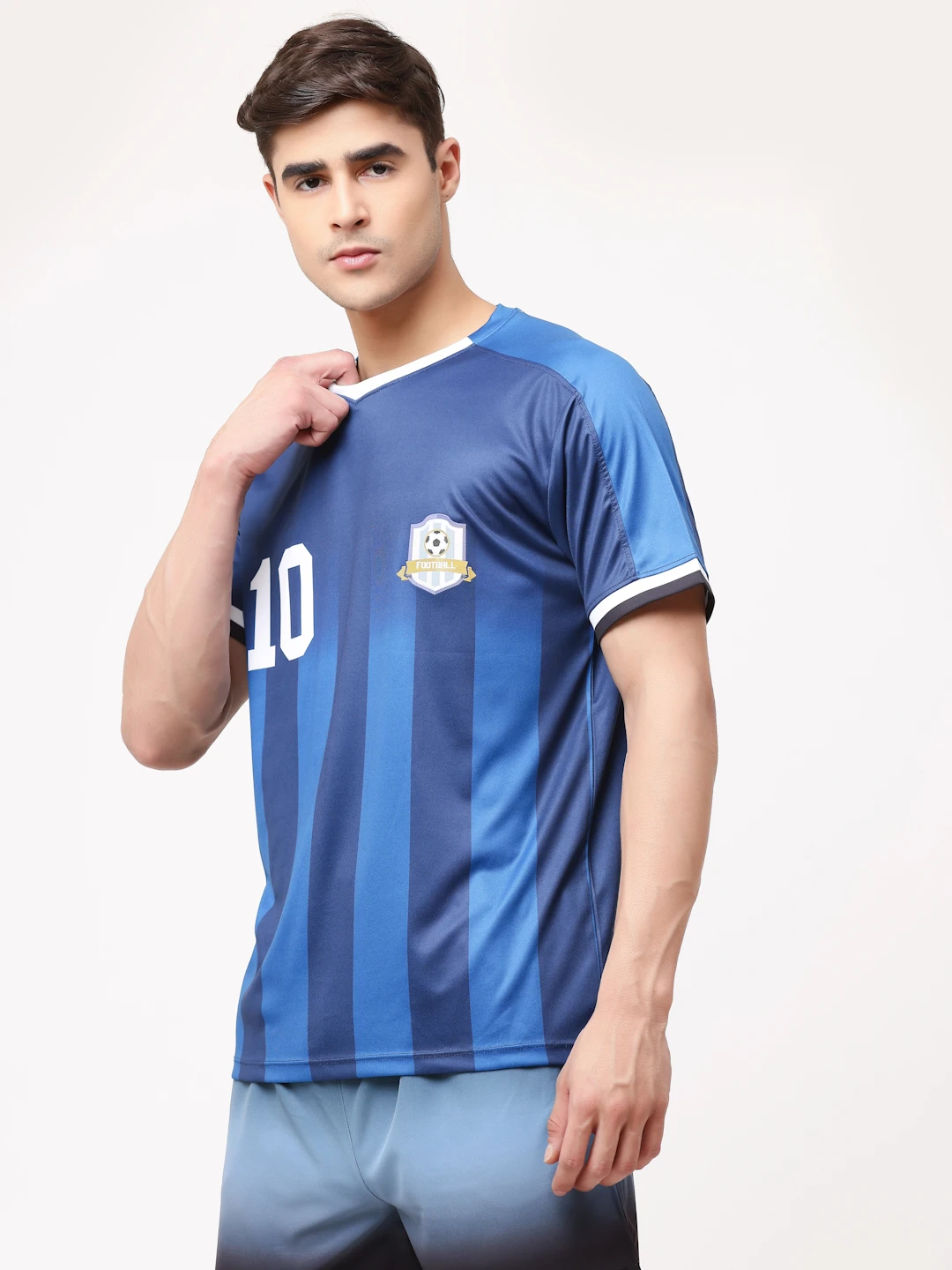 Argentina royal blue football jersey by Shiv Naresh