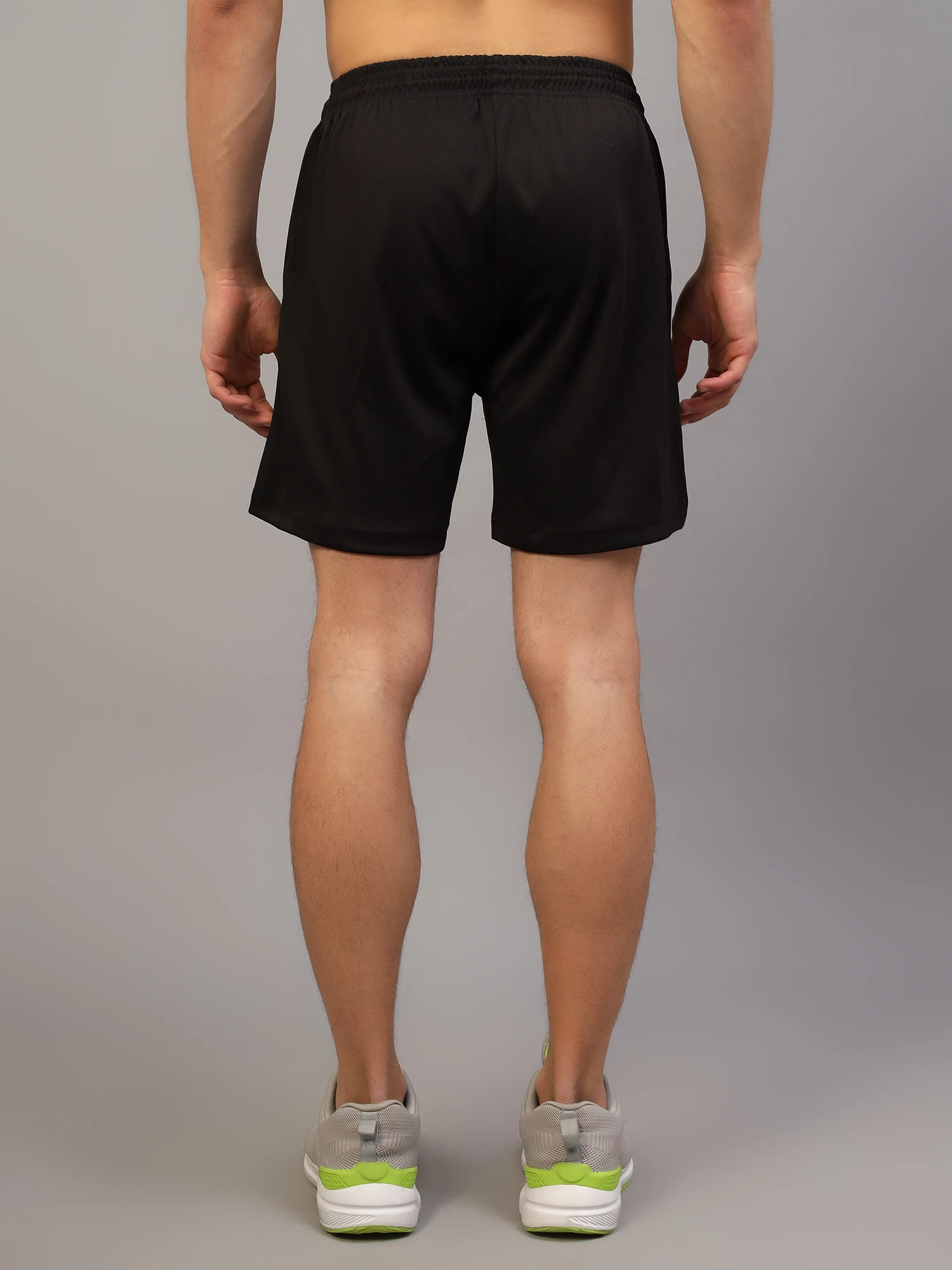 Black Sports Shorts for Men by Shiv Naresh