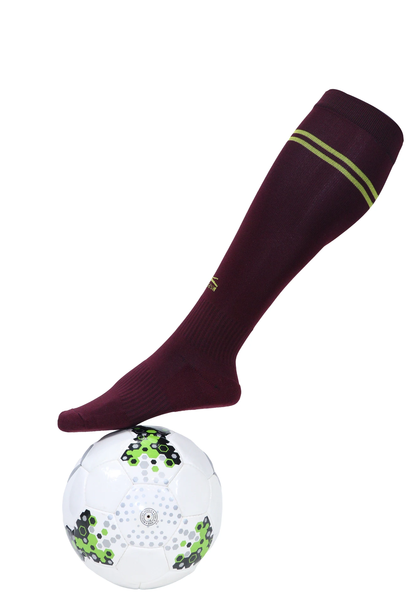 Shiv Naresh Maroon football stockings for men