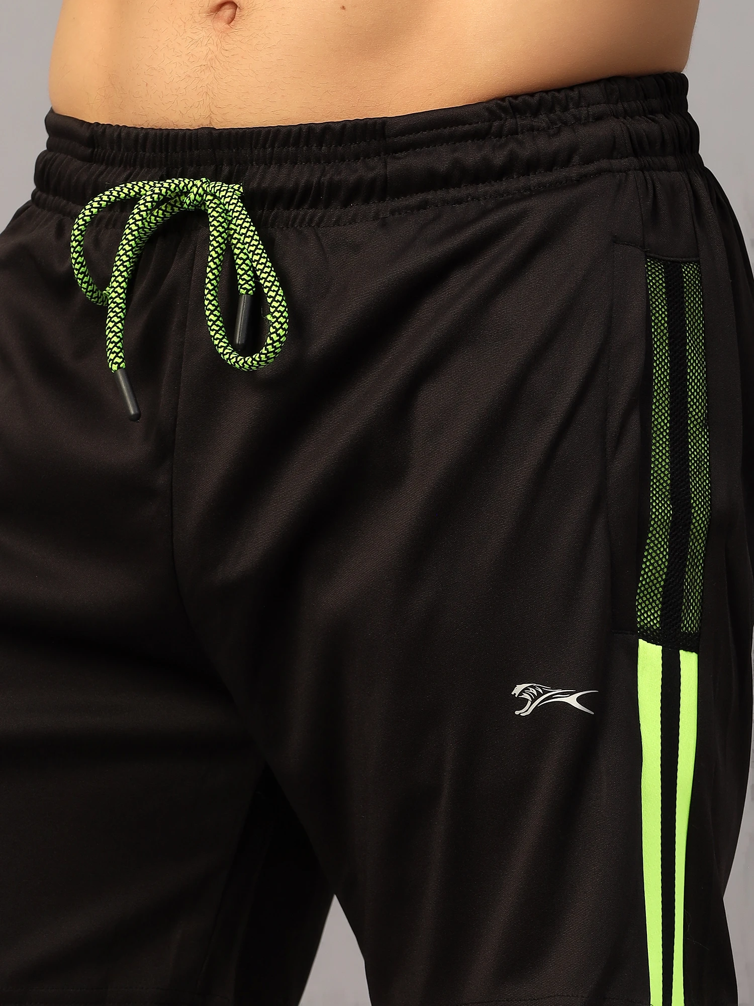 Black Sports Shorts for Men by Shiv Naresh
