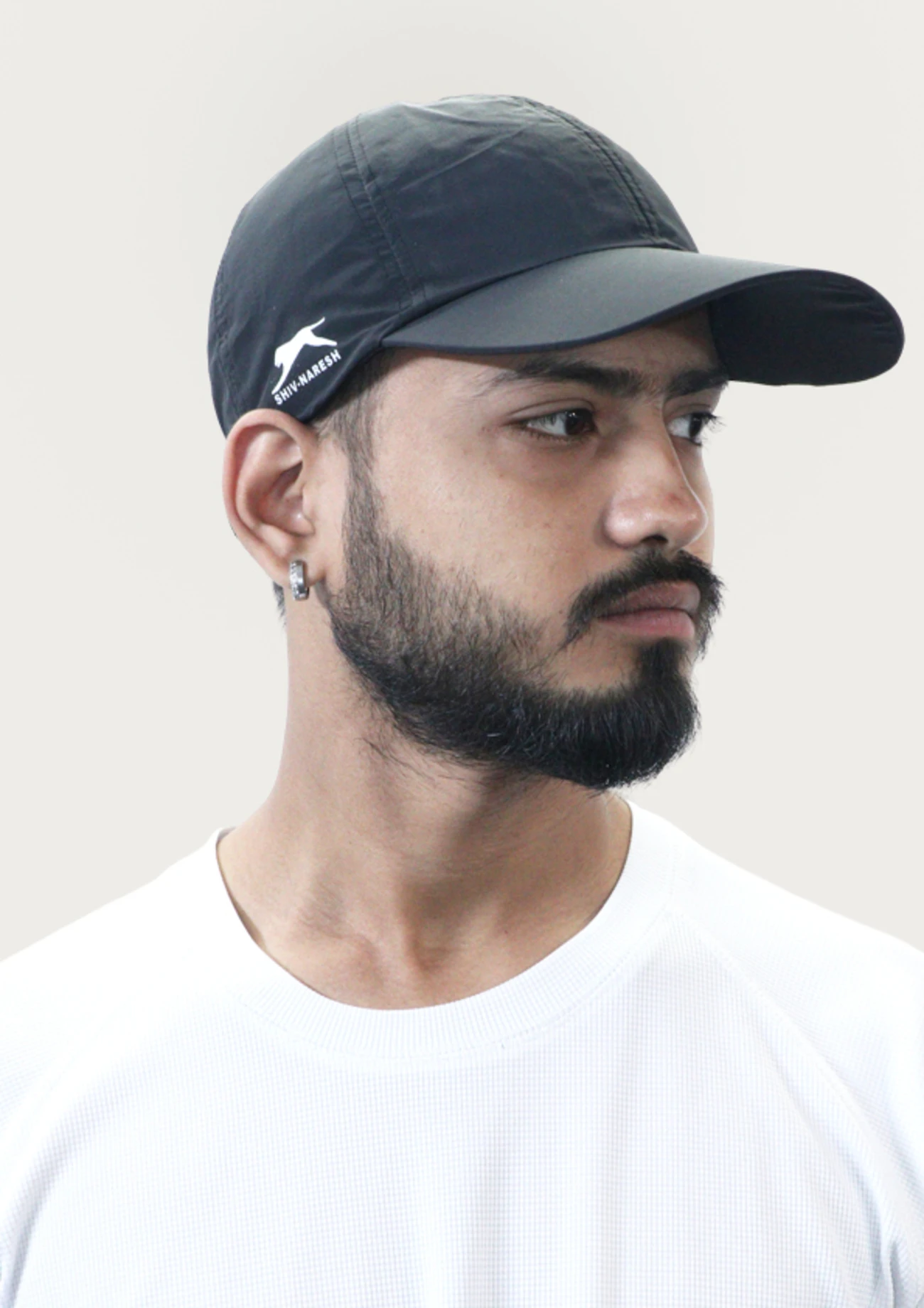 Black Cricket Sports Cap for Men