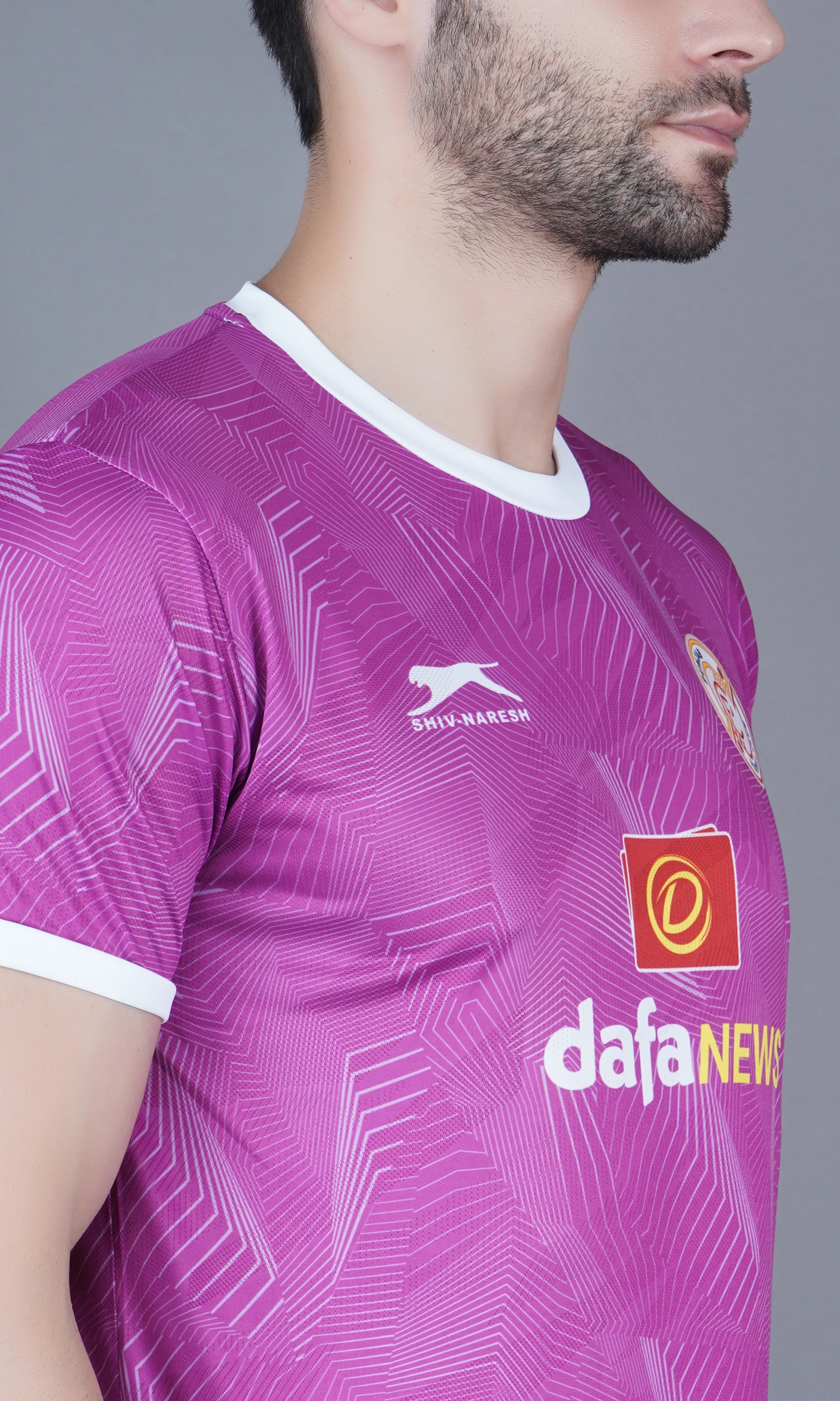 Shiv Naresh Punjab Football Club kit in Purple