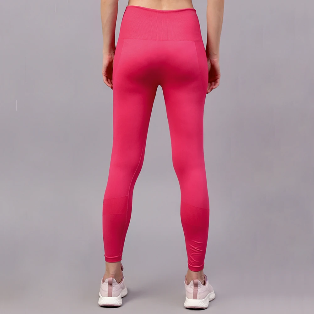 Women’s Fuchsia Pink Power Stretch Leggings for Gym