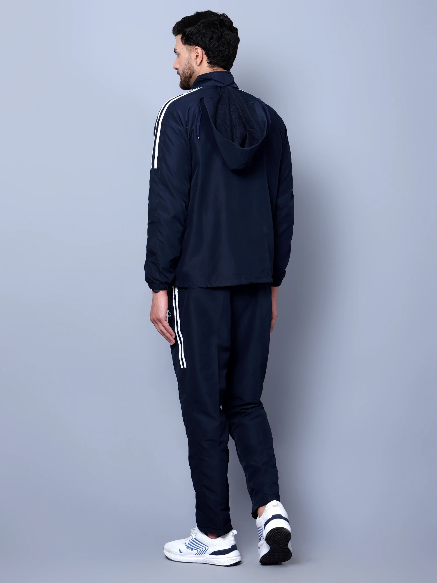 Men's active navy blue track suit