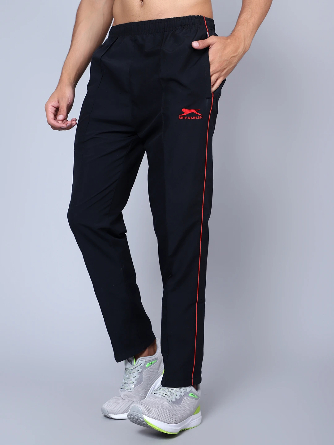 Men's Smart Pant 2.0 in Navy Blue & Red