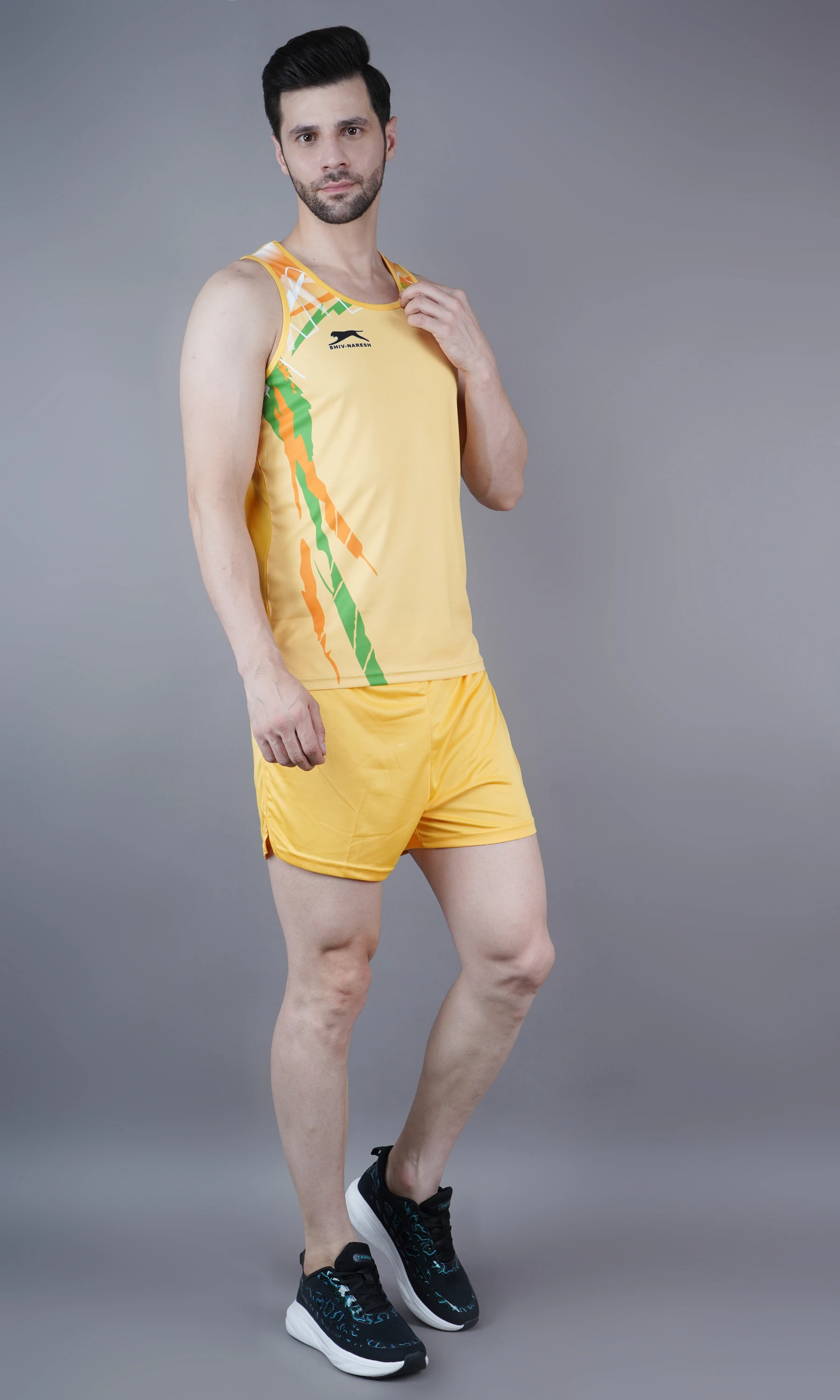 Yellow Game Athletic Set for men in India