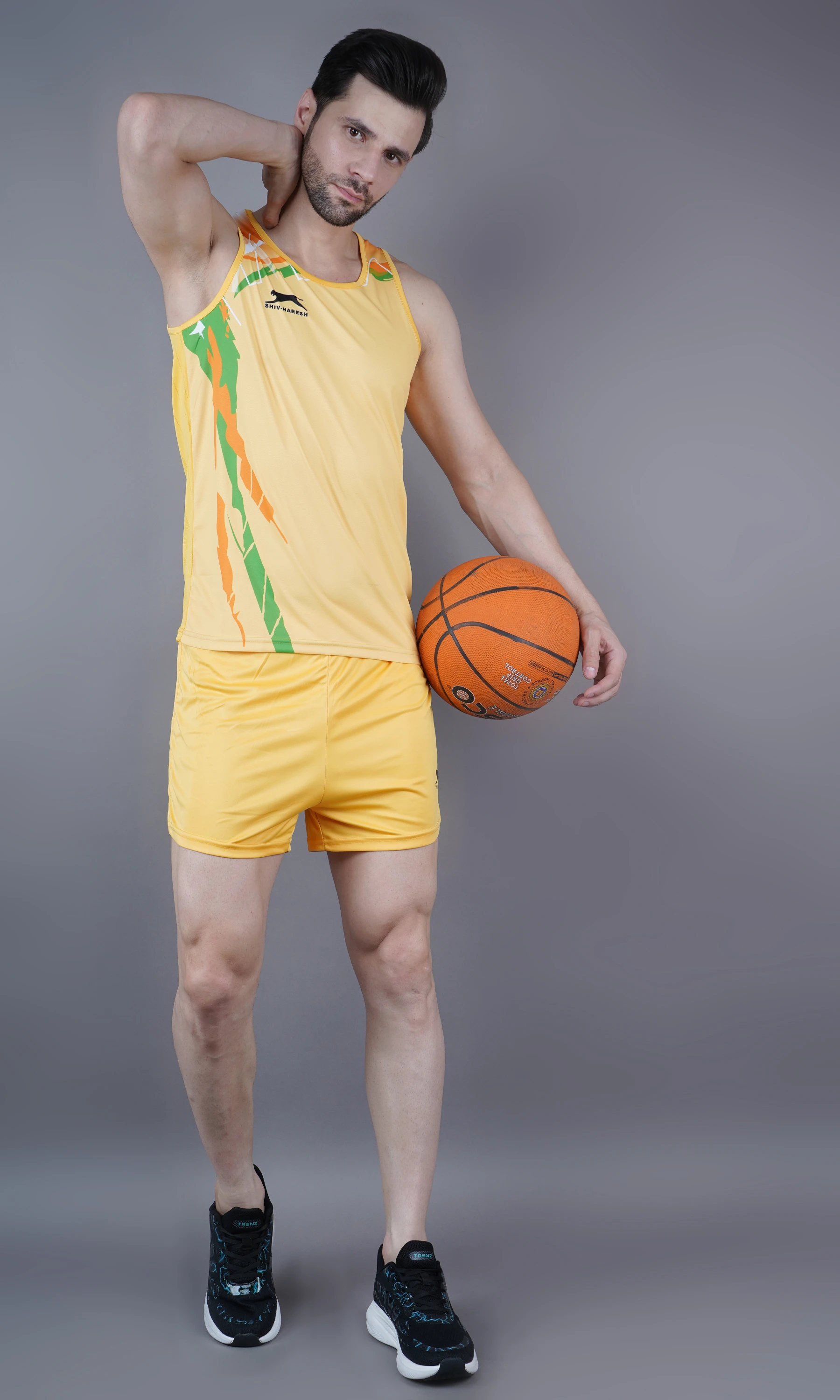 Yellow Game Athletic Set for men in India