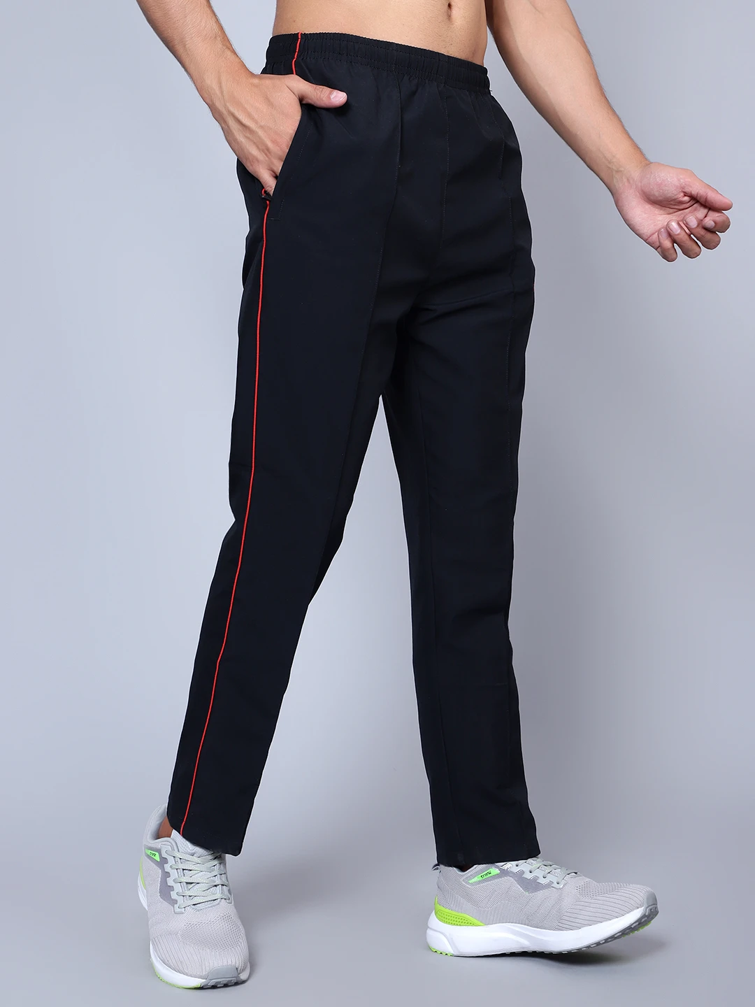 Men's Smart Pant 2.0 in Navy Blue & Red