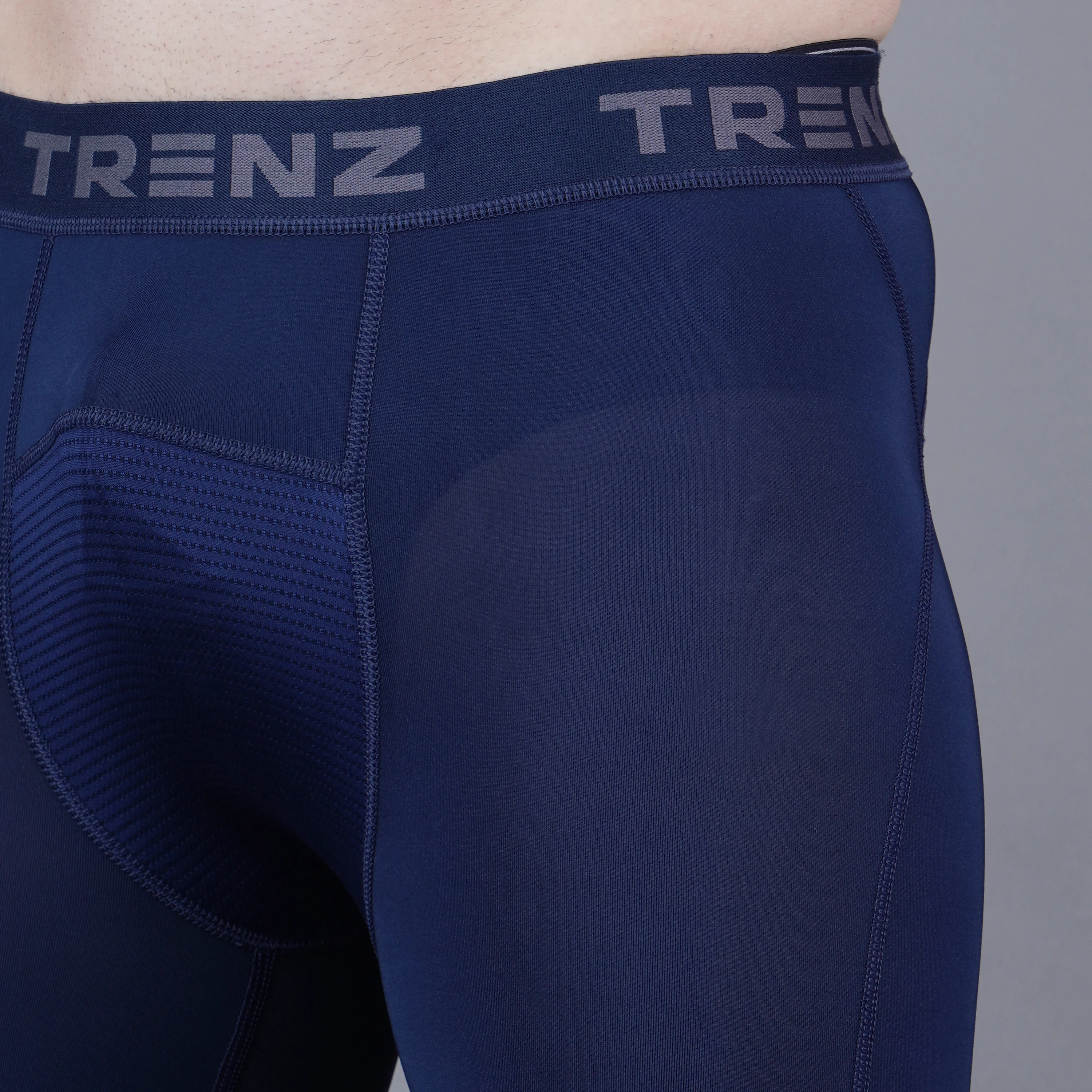 Navy Blue Compression Shorts for men Shiv Naresh