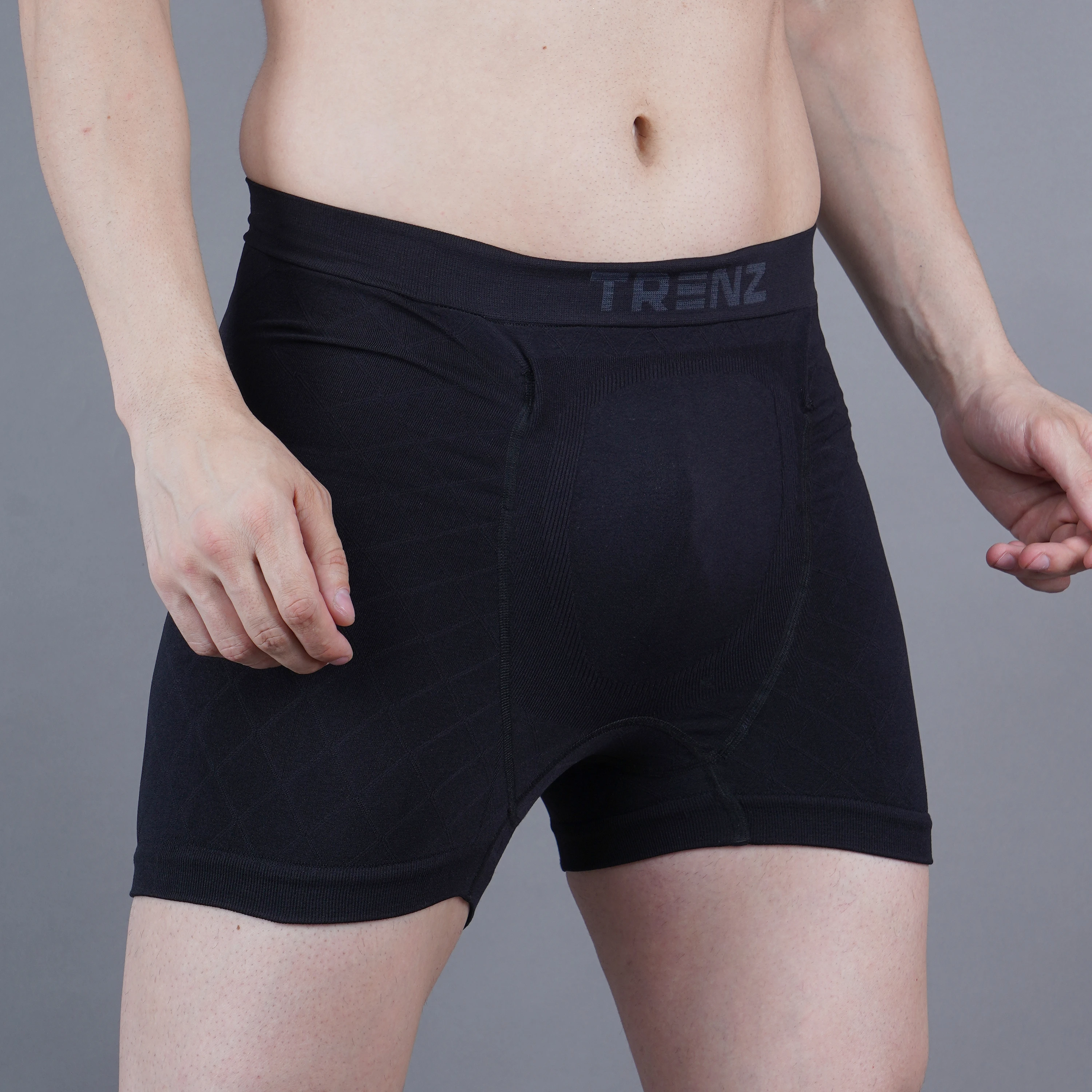 Black Cricket & Gym Supporter Trunk for Men