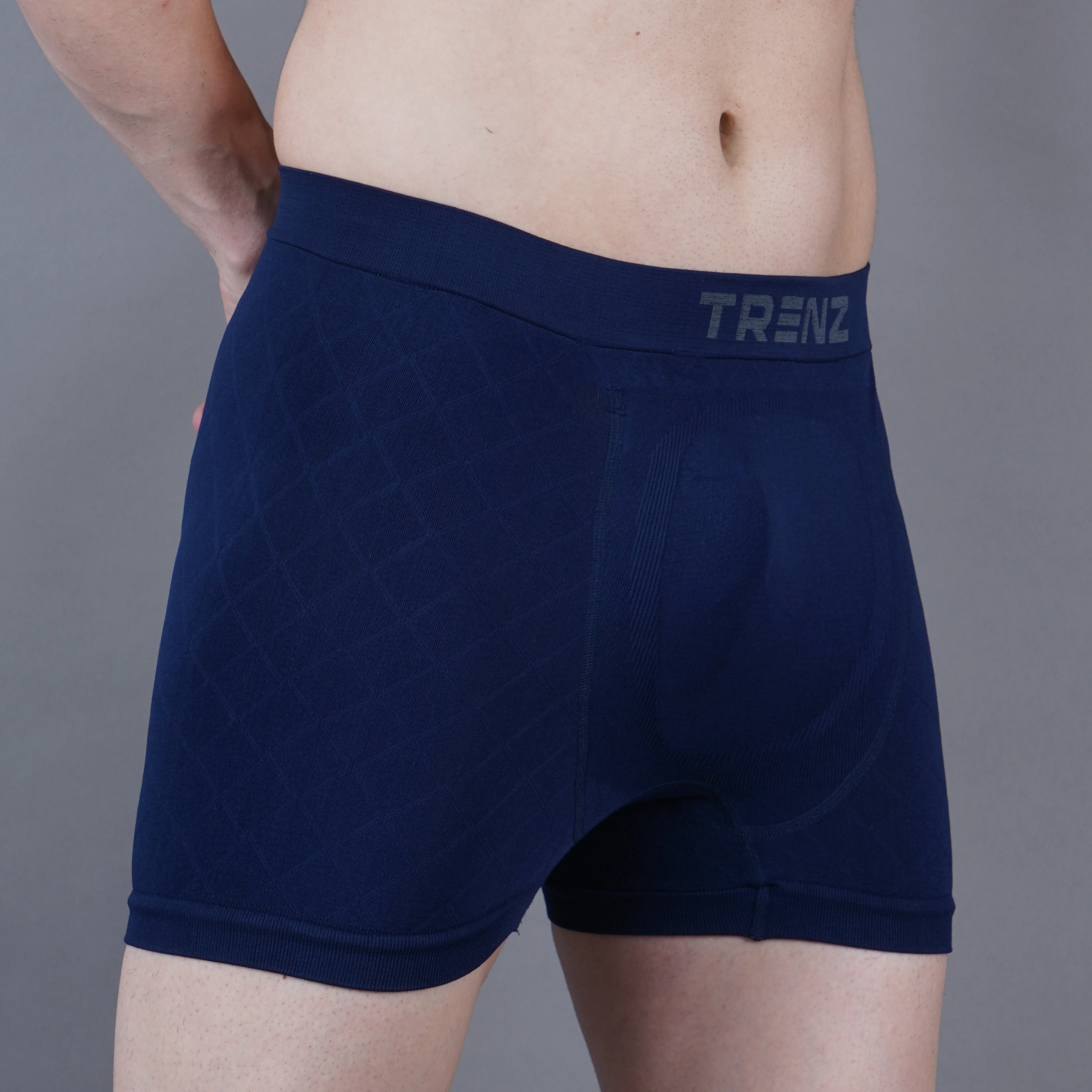 Navy Blue Cricket & Gym Supporter Trunk for Men