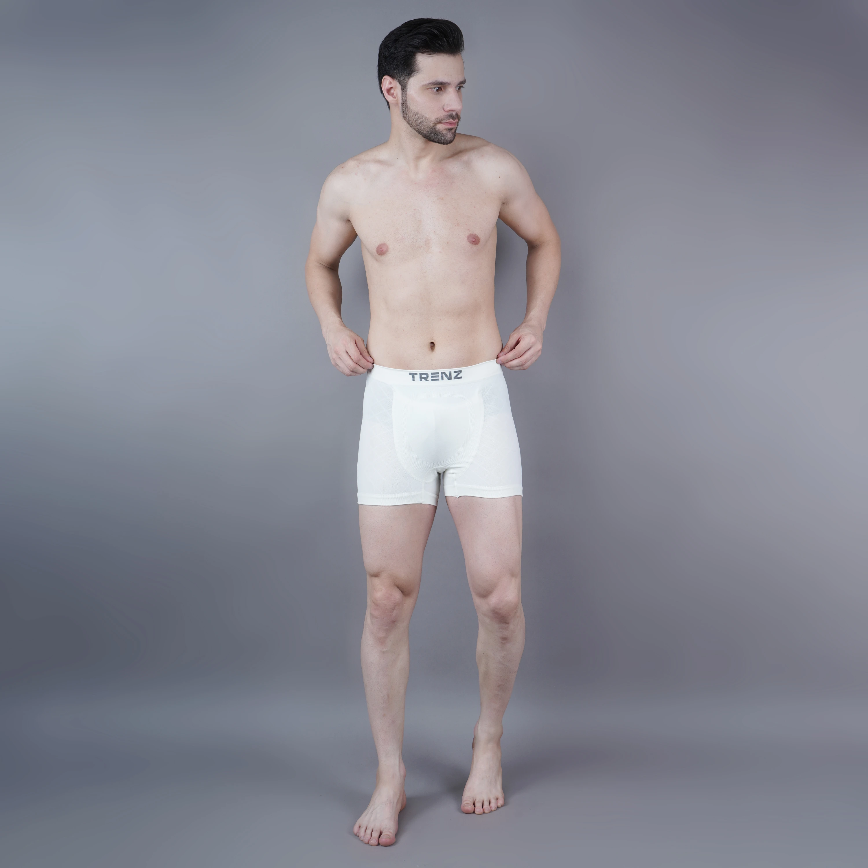 Off White Cricket Supporter Trunk for Men