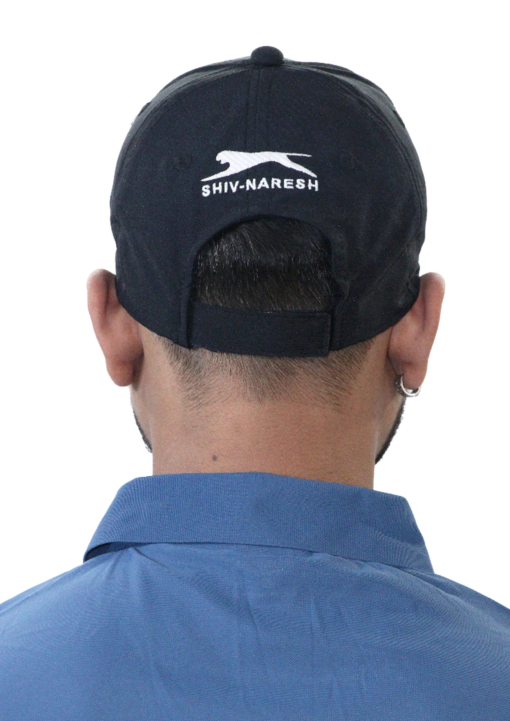 Black Sports Cap for Men – Cricket Headwear